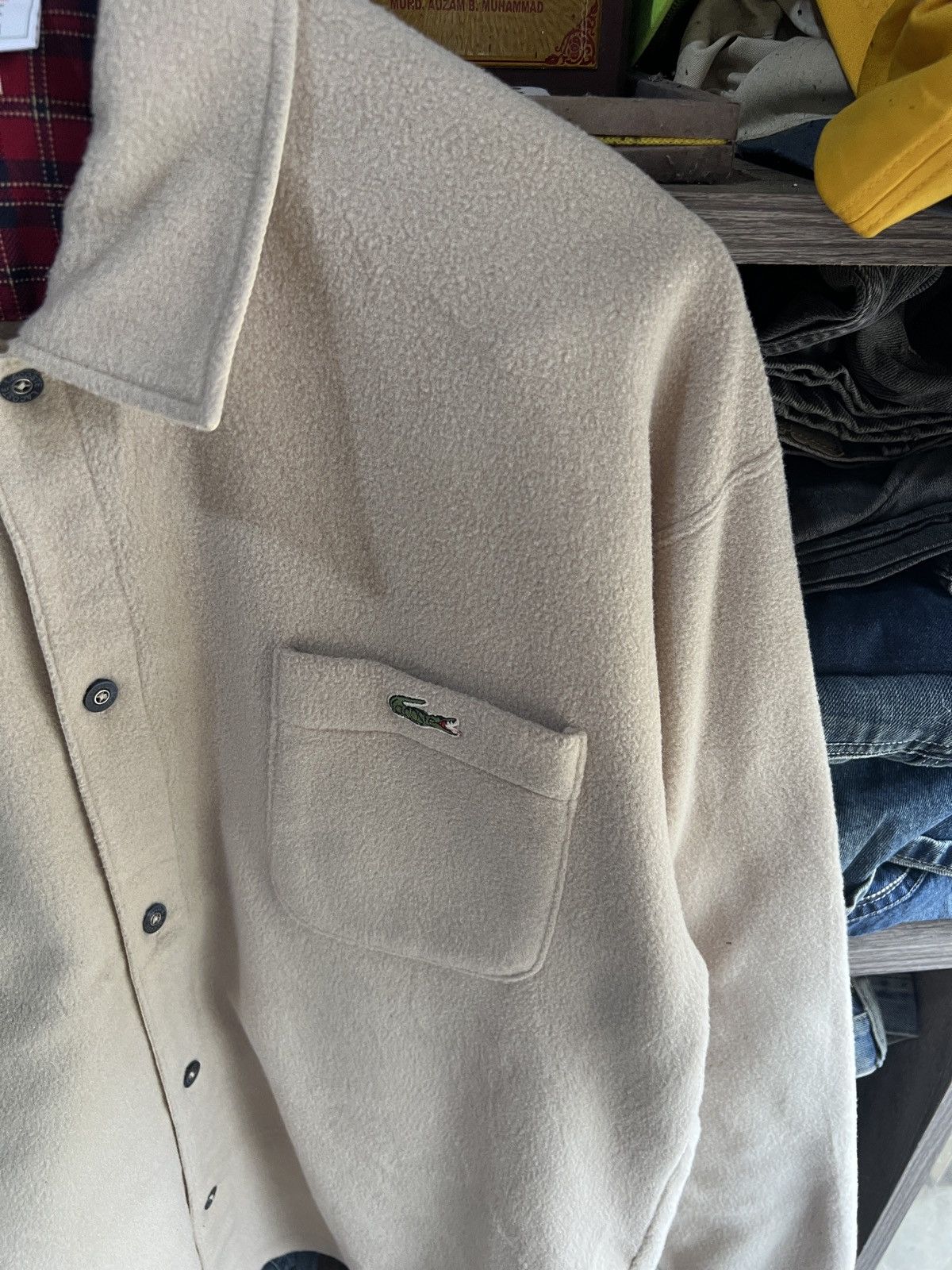 Lacoste 🔥Rare Lacoste Polartec Button Up Shirt Size US L / EU 52-54 / 3 - 6 Thumbnail