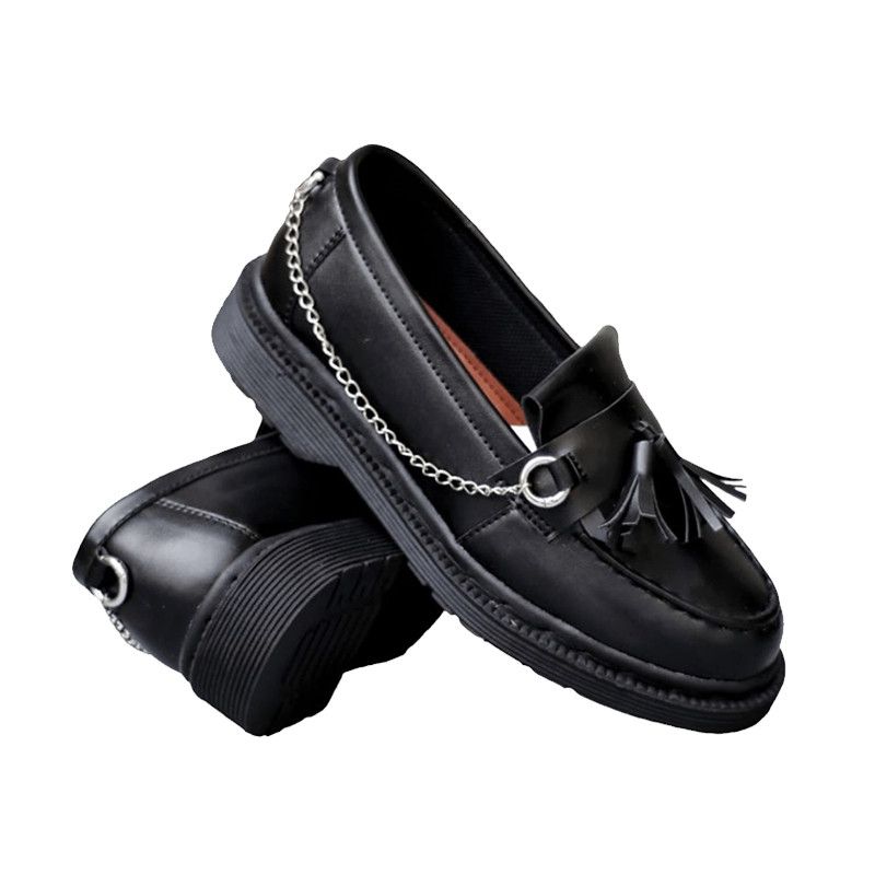 Designer Zephyr Leather Loafer Chain Size US 11 / EU 44 - 3 Thumbnail