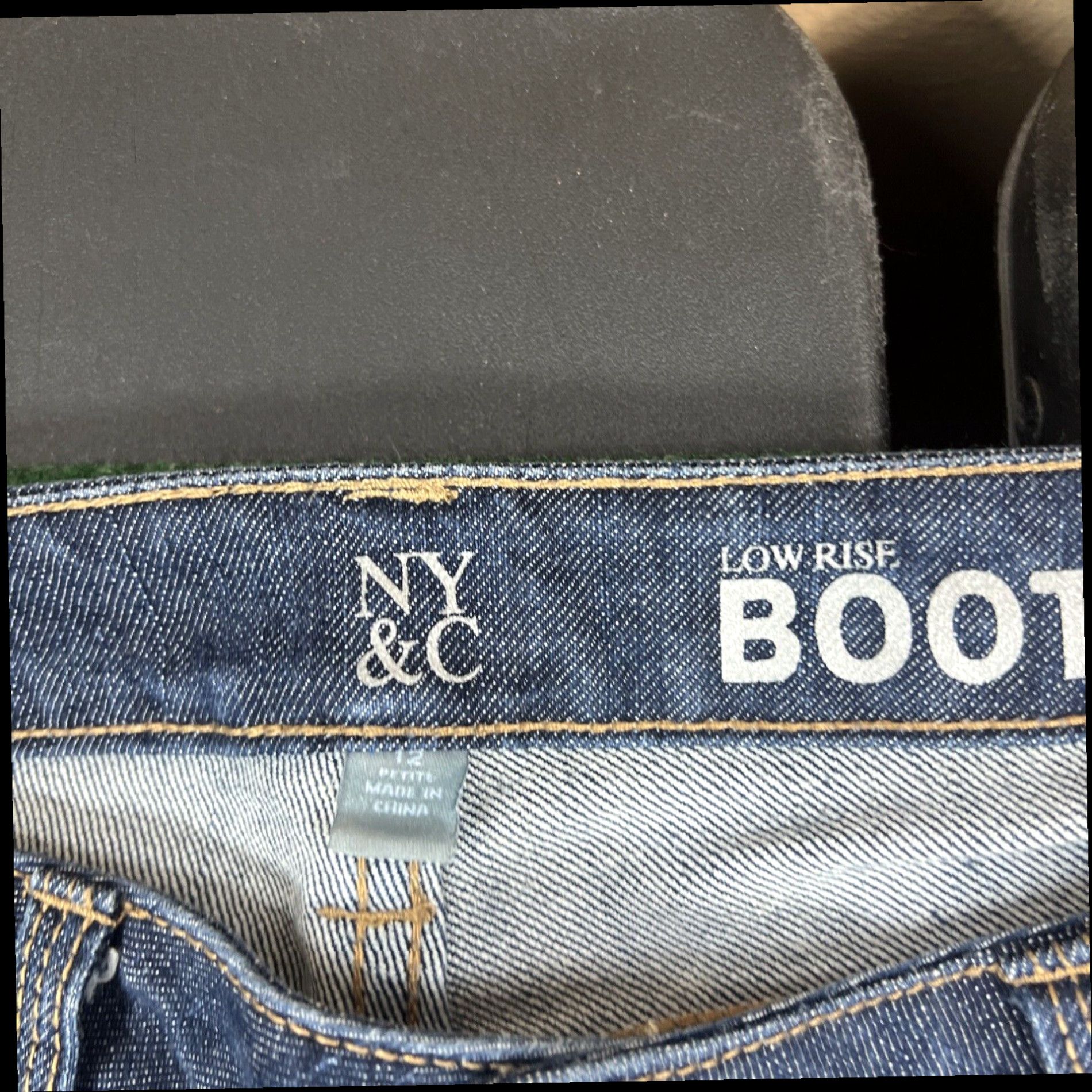 Vintage NY&C Low-rise Bootcut Curvy Jeans Womens Size 12 32x30 Flare Leg Med Wash Size 34" / US 12 / IT 48 - 5 Thumbnail