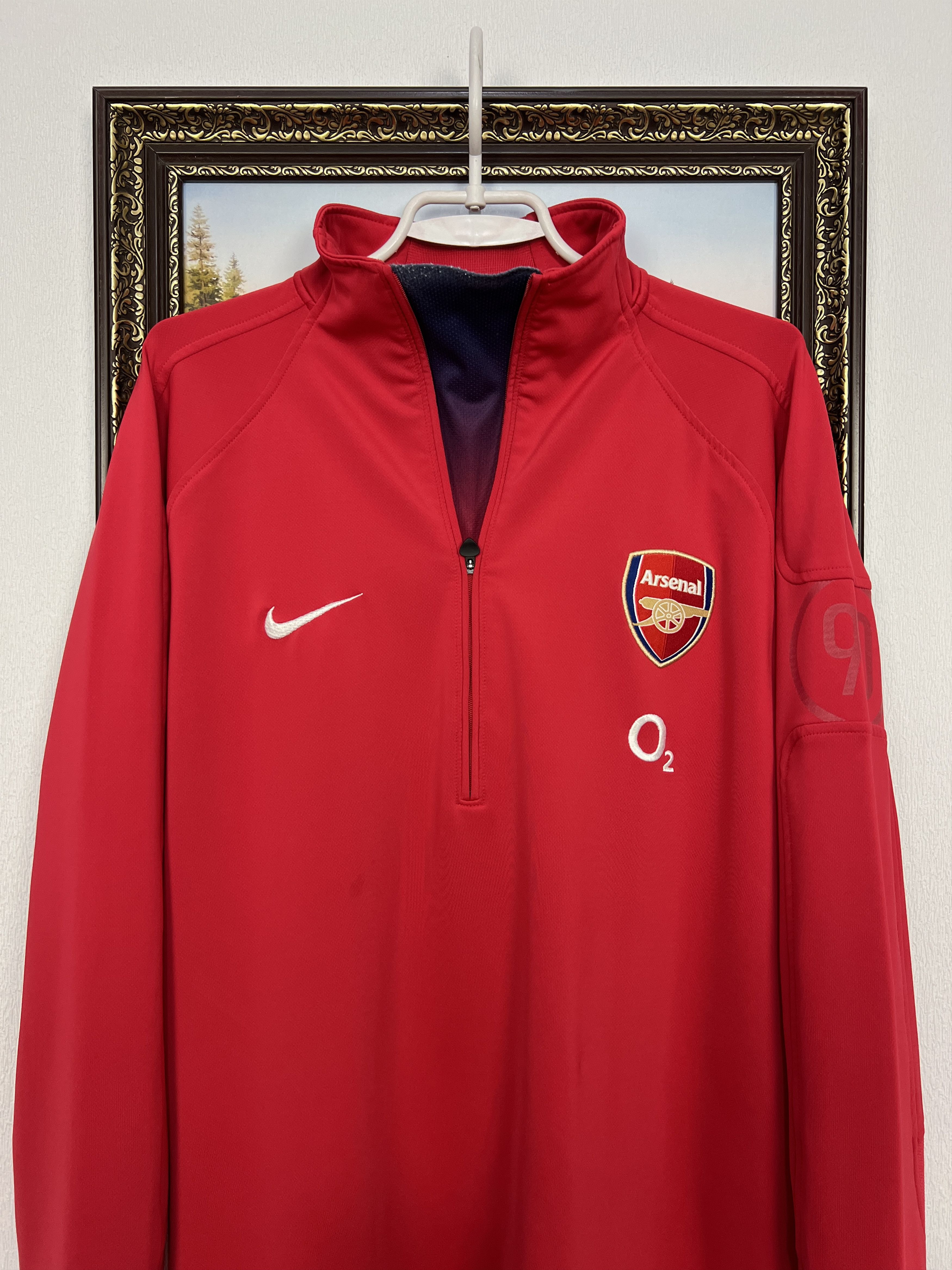 Nike Vintage Nike o2 Arsenal Football Train Sweatshirt Soccer Size US XL / EU 56 / 4 - 2 Thumbnail