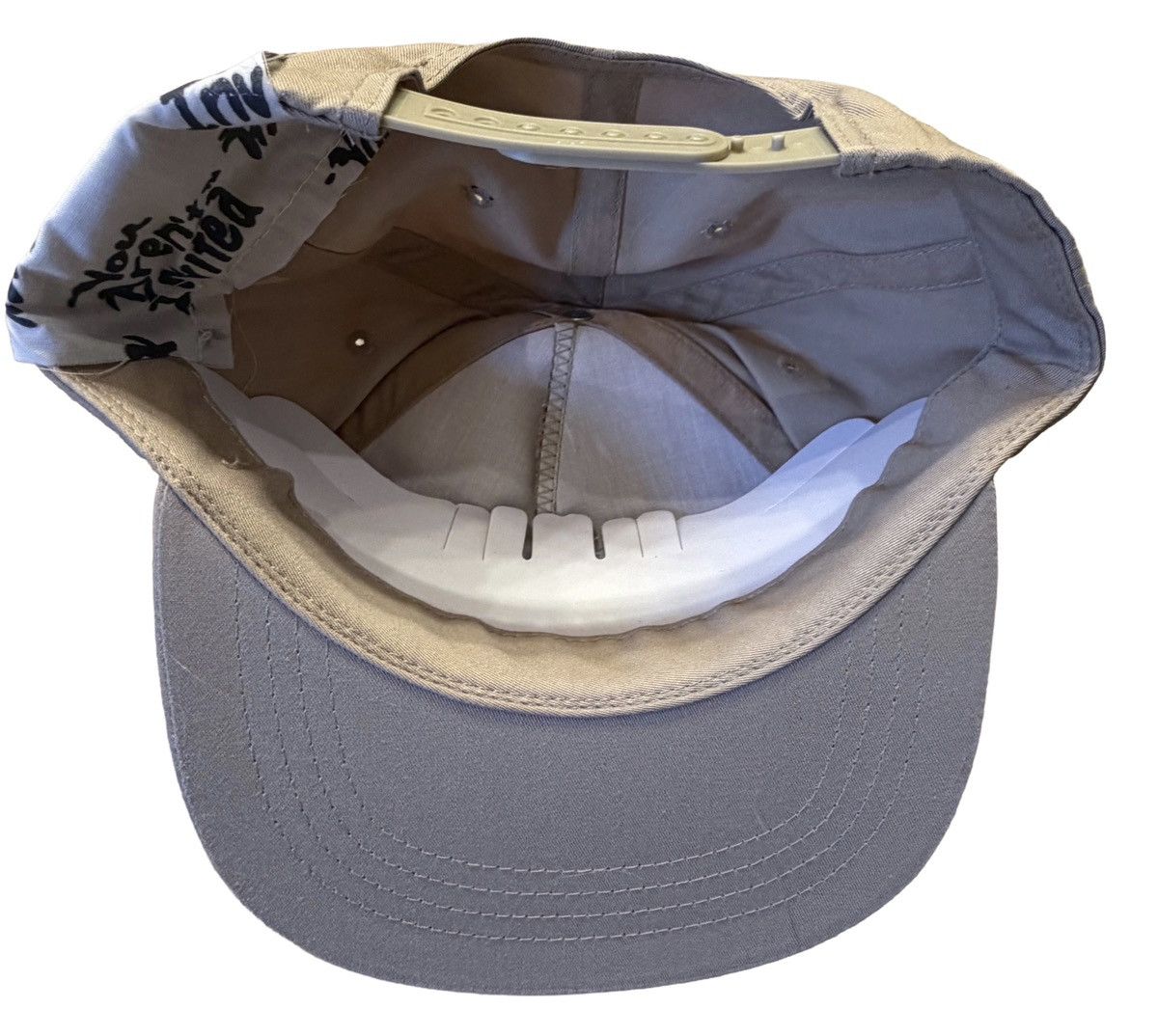 Hyde Park Goods Hyde Park “ You Aren’t Invited” Tan Snapback Hat Size ONE SIZE - 3 Thumbnail