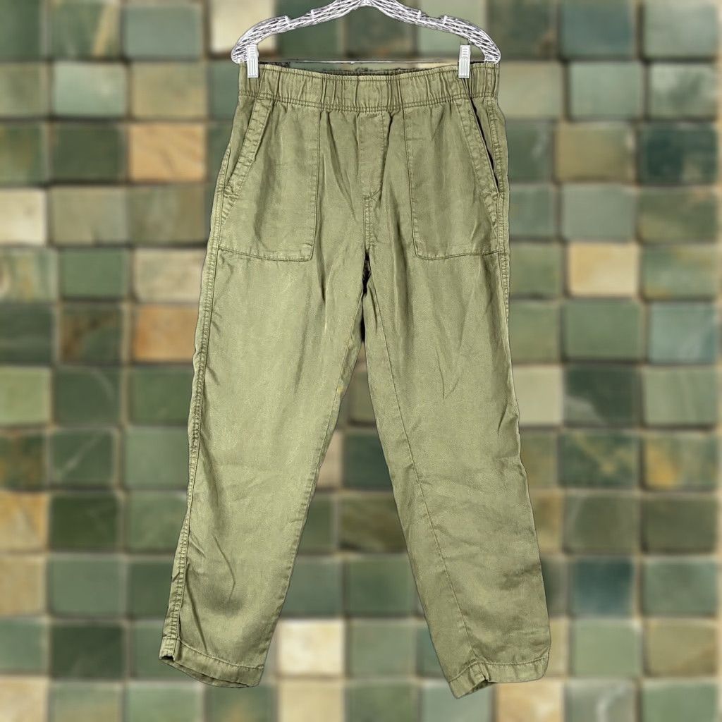 Gap Gap Women Pants M Green Chino Pockets Womens Size 32" / US 10 / IT 46 - 1 Thumbnail