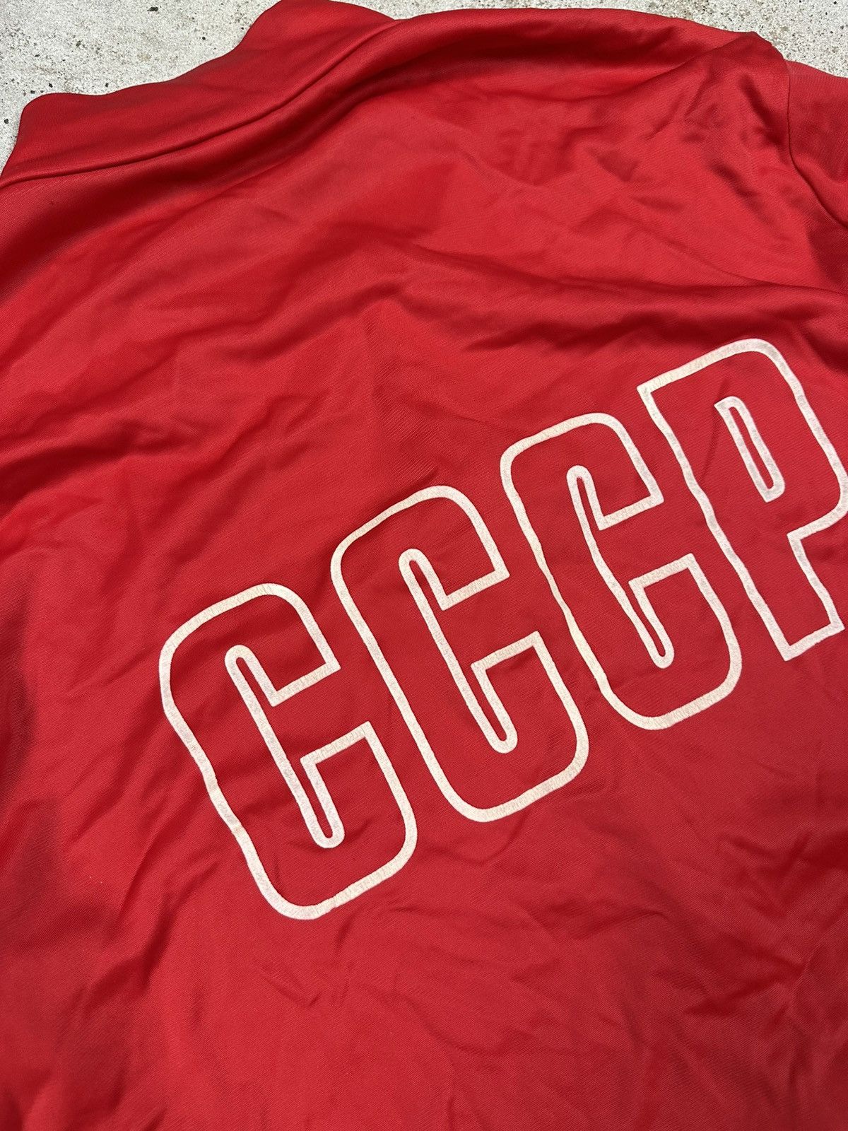 Cccp Vintage 60/70s Arena CCCP Red Track Jacket Olympics Russian Size US L / EU 52-54 / 3 - 16 Thumbnail