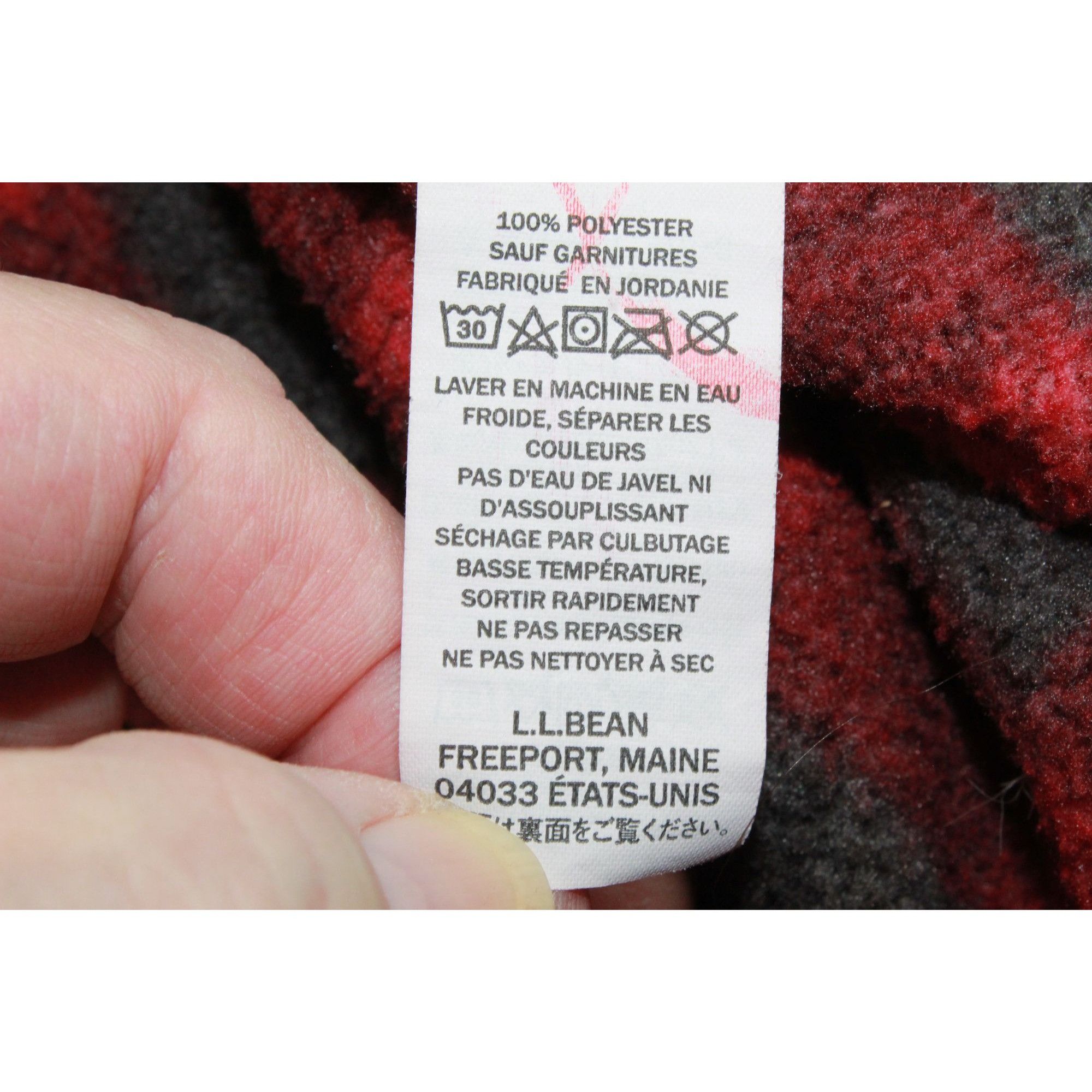 L.L. Bean LL Bean Men's Sweater Fleece Pullover Buffalo Plaid Outdoor Size US L / EU 52-54 / 3 - 9 Thumbnail