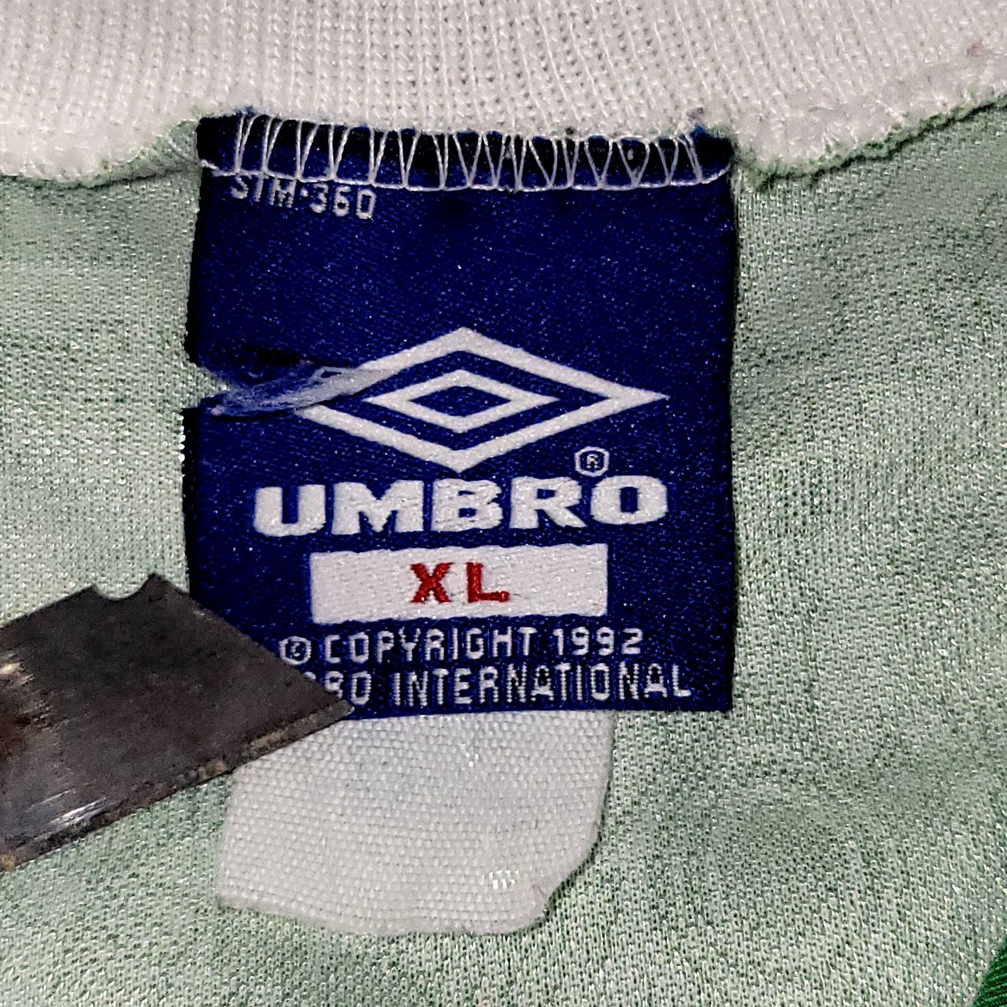 Umbro Hugo Sanchez Mexico Umbro 1993 COPA AMERICA Soccer Jersey XL Size US XL / EU 56 / 4 - 5 Thumbnail
