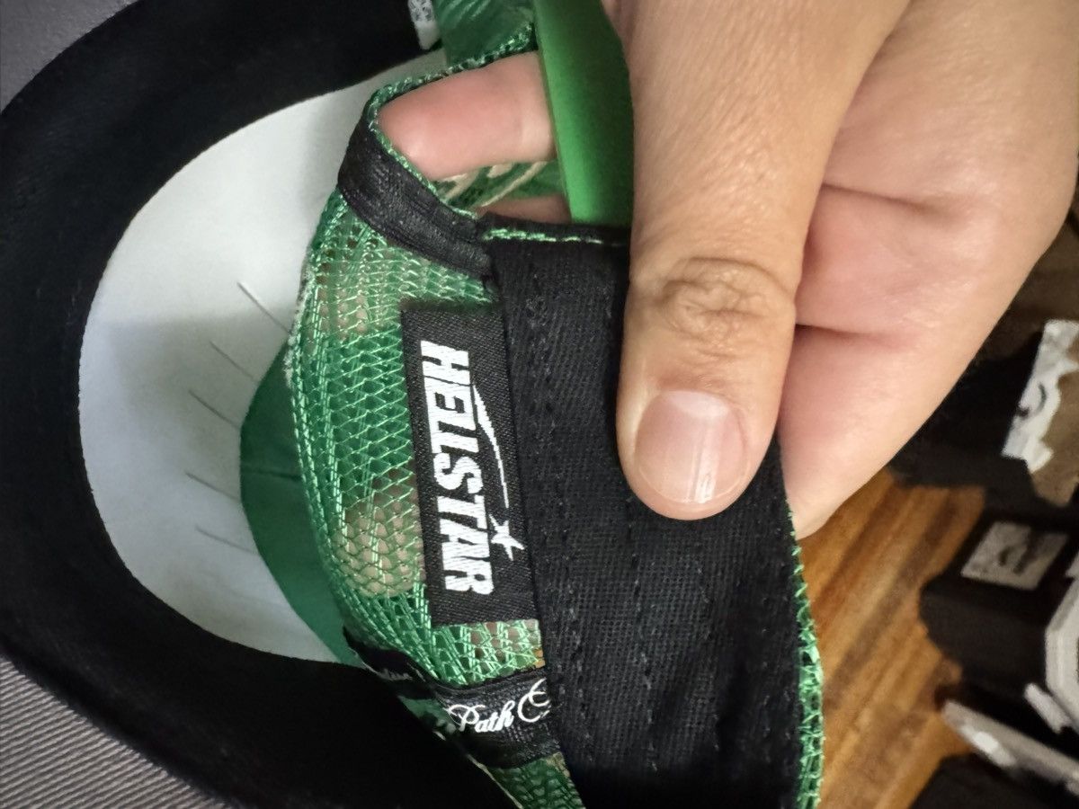 HELLSTAR Hellstar logo green trucker Size ONE SIZE - 5 Thumbnail