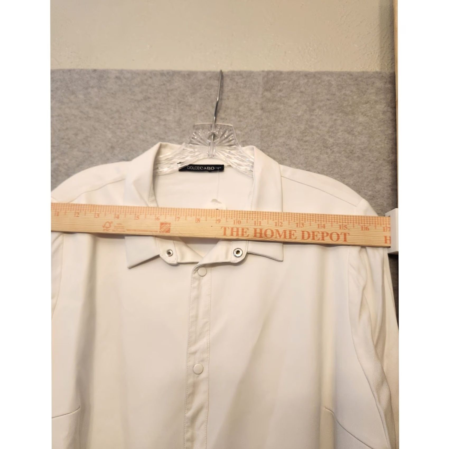 Vintage Dolce Cabo Shirts Womens XL Long Sleeve Pearl Snap Cream Casual Puff Sleeves Button-Up Knit Solid Basic Style Ladies Size XL / US 12-14 / IT 48-50 - 7 Thumbnail