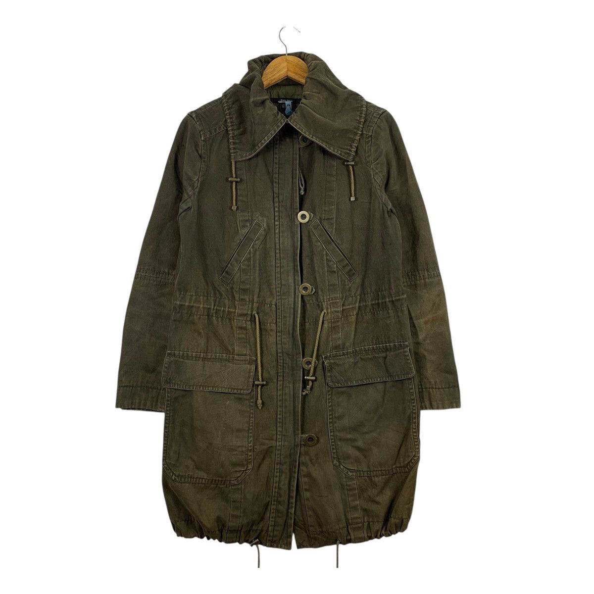 Zara ZARA Basic Casual Sportswear Army Design Long Coat Jacket Size US M / EU 48-50 / 2 - 1 Thumbnail
