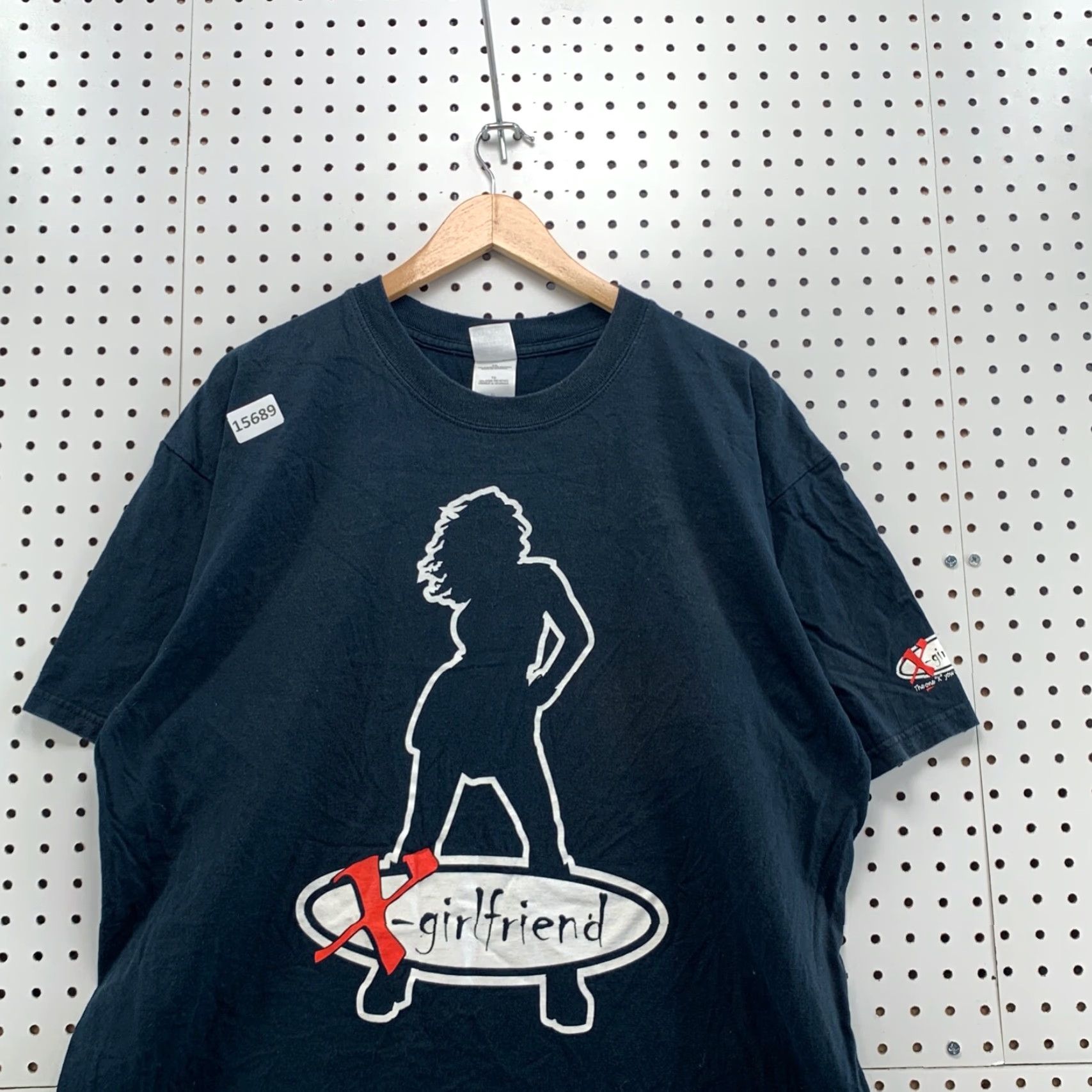 Gildan VINTAGE Gildan X Girlfriend Band Shirt Blue Adult Extra Large Short Sleeve Tee Cotton Size US XL / EU 56 / 4 - 5 Thumbnail