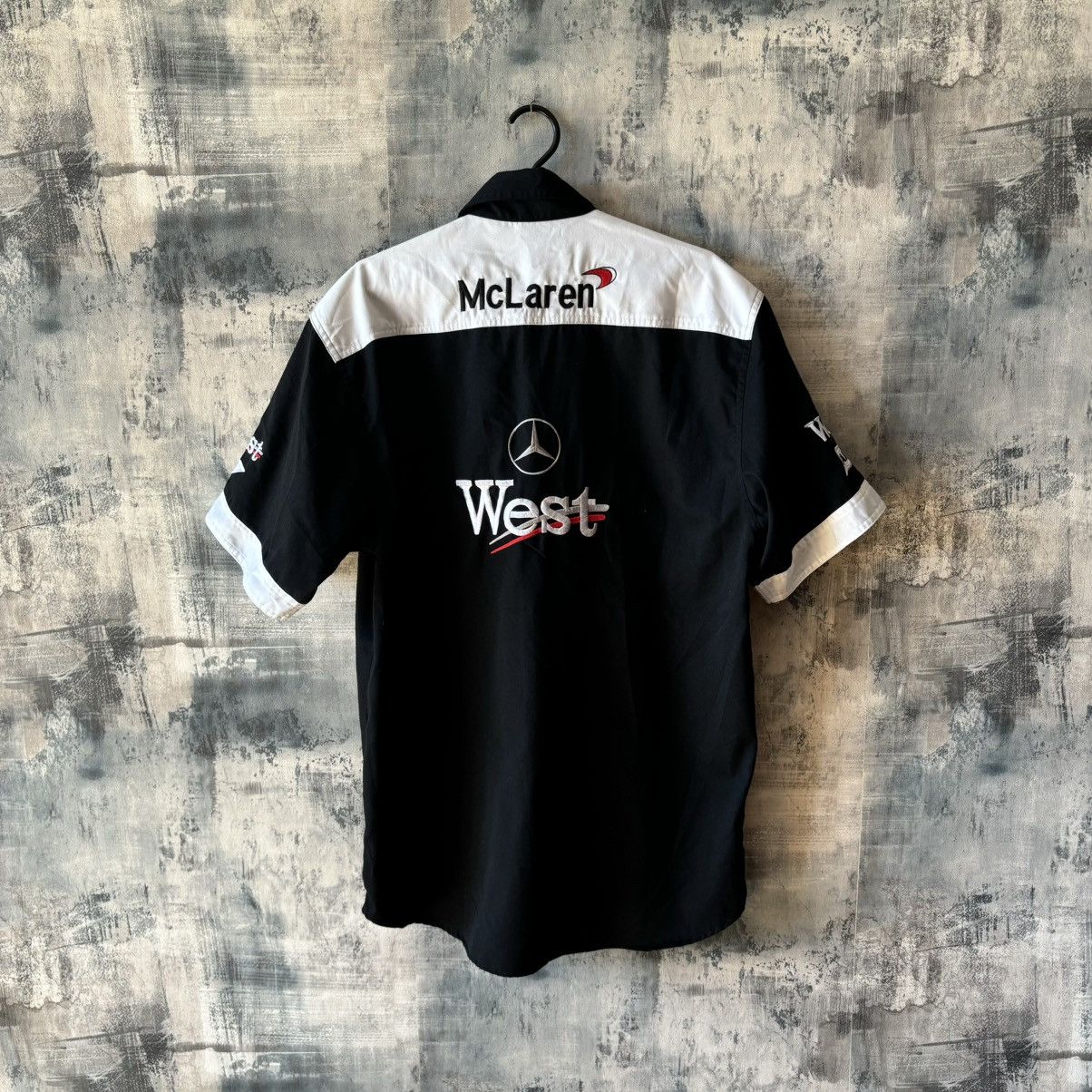 Mercedes-Benz × Vintage RARE❗️Vintage Mercedes Benz West McLaren Shirt Size US XL / EU 56 / 4 - 2 Thumbnail