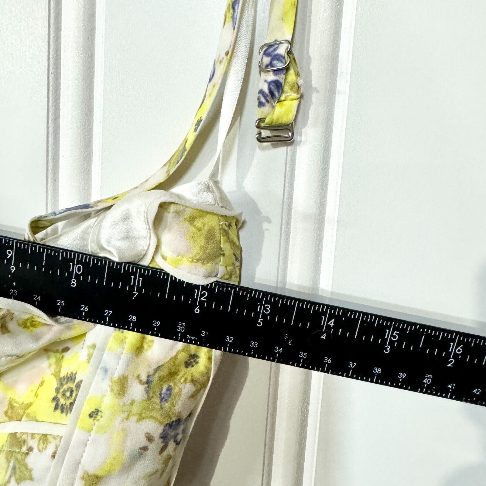 Gianni Valentino Gianni Bini Dress Size 0 Mini Sleeveless Floral Yellow Size XS / US 0-2 / IT 36-38 - 4 Thumbnail