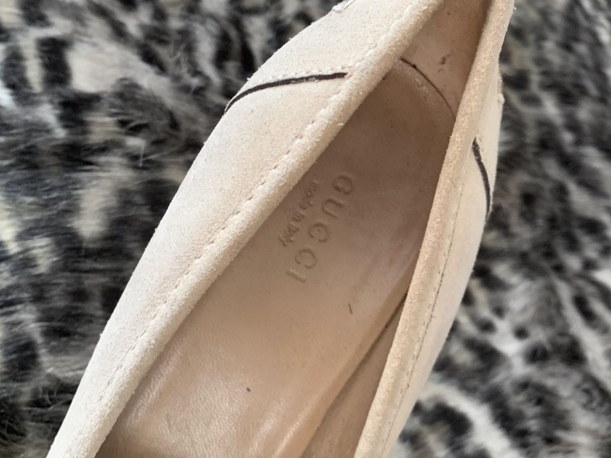 Gucci Gucci beige suede heels Size US 6 / IT 36 - 2 Thumbnail