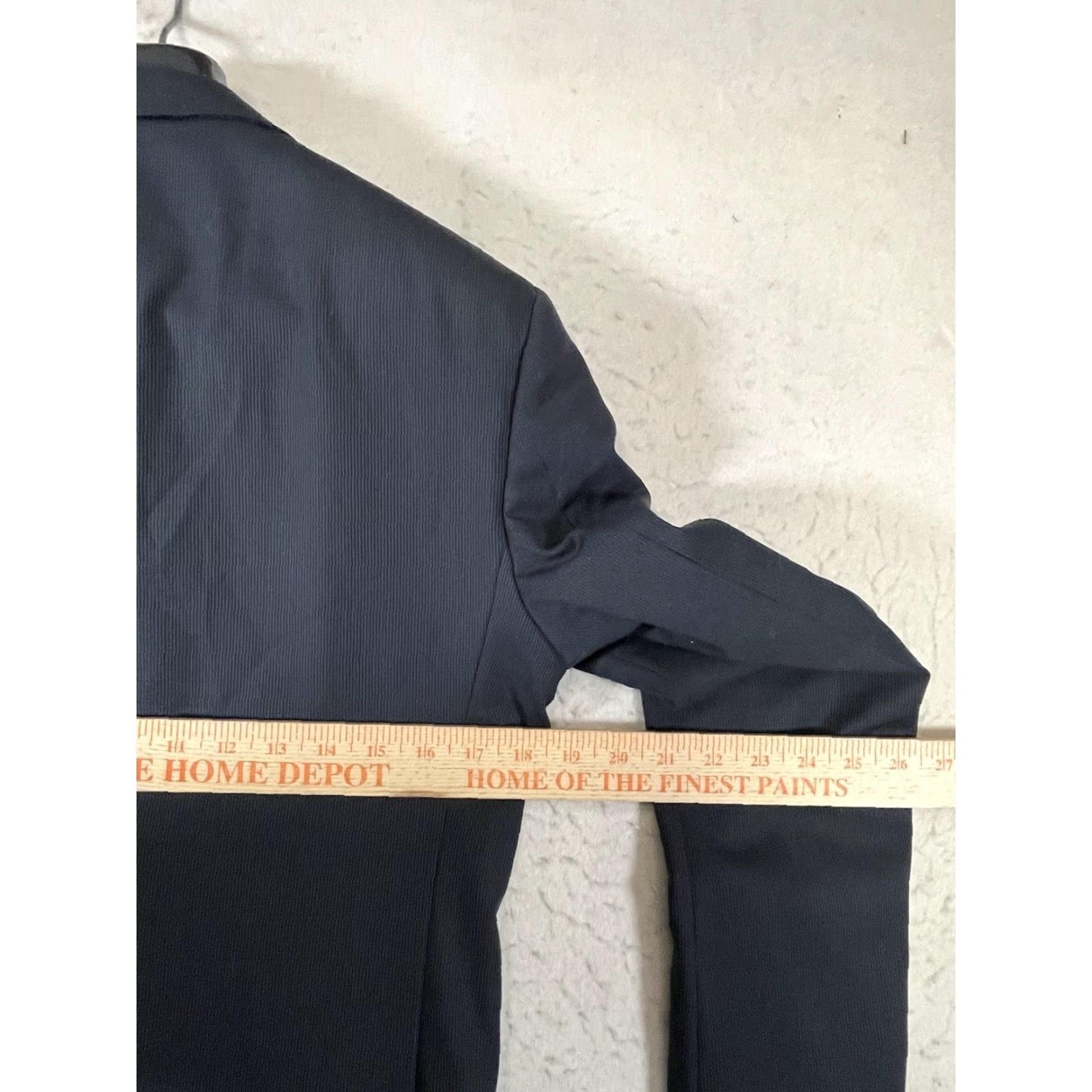 Egara Egara Sport Coat Black 2 Button Double-Vented Slim Fit 36R Men Jacket Coat Regular Length Size US XS / EU 42 / 0 - 3 Thumbnail
