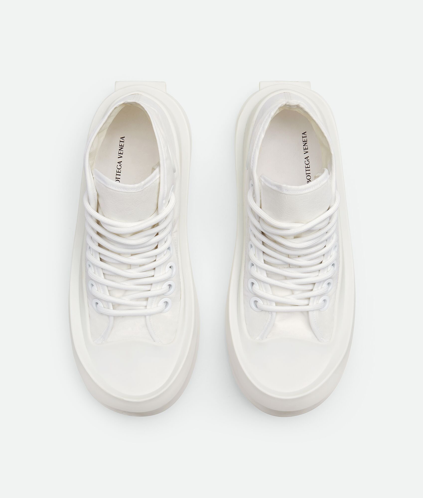 Bottega Veneta o1bcso1str0925 Jumbo Sneakers in Optic White Size US 8 / EU 41 - 4 Thumbnail