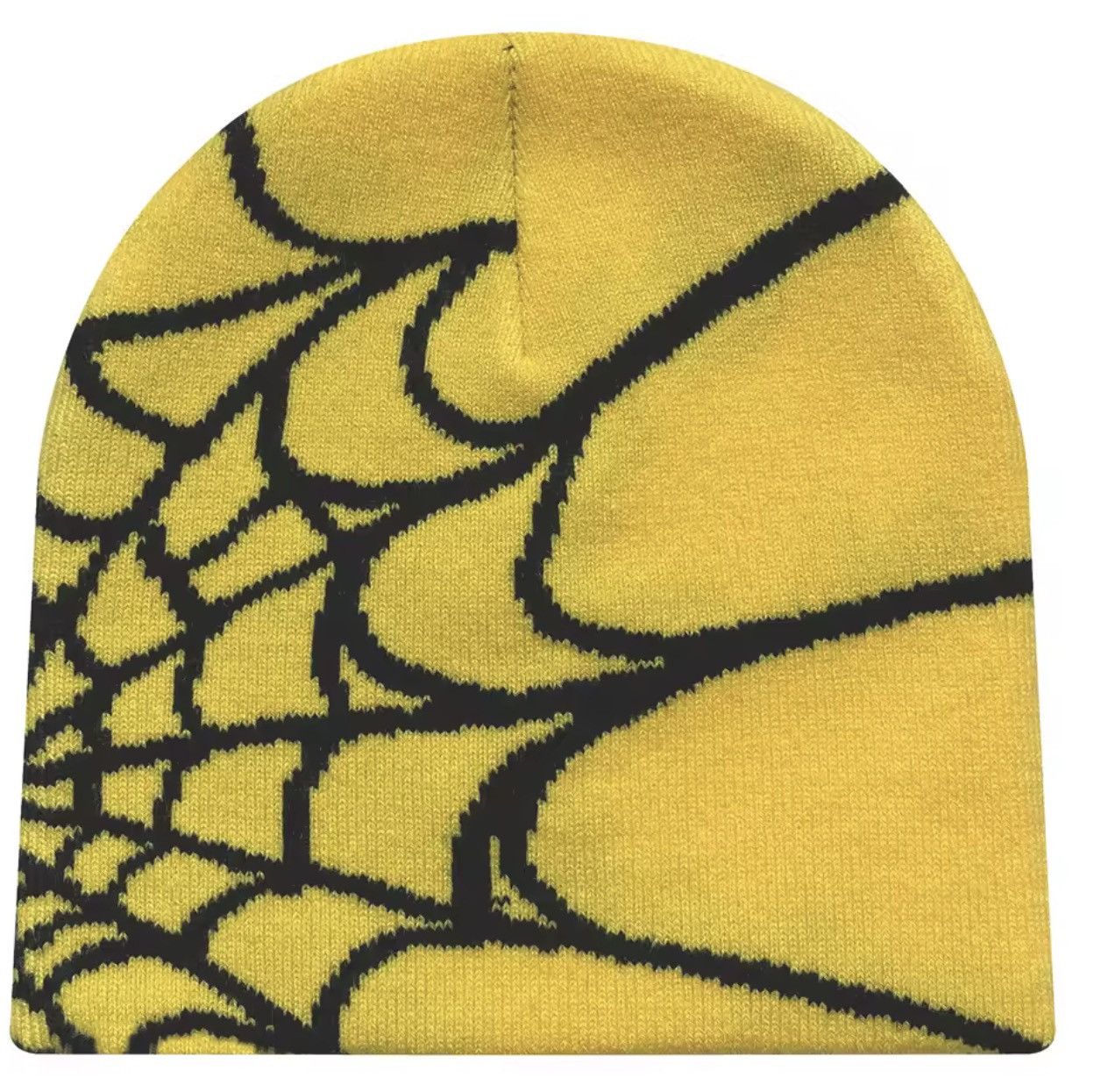 Japanese Brand 🔥🕷☠️ Beanie hat Web pattern y2k ⚡️ Size ONE SIZE - 1 Thumbnail