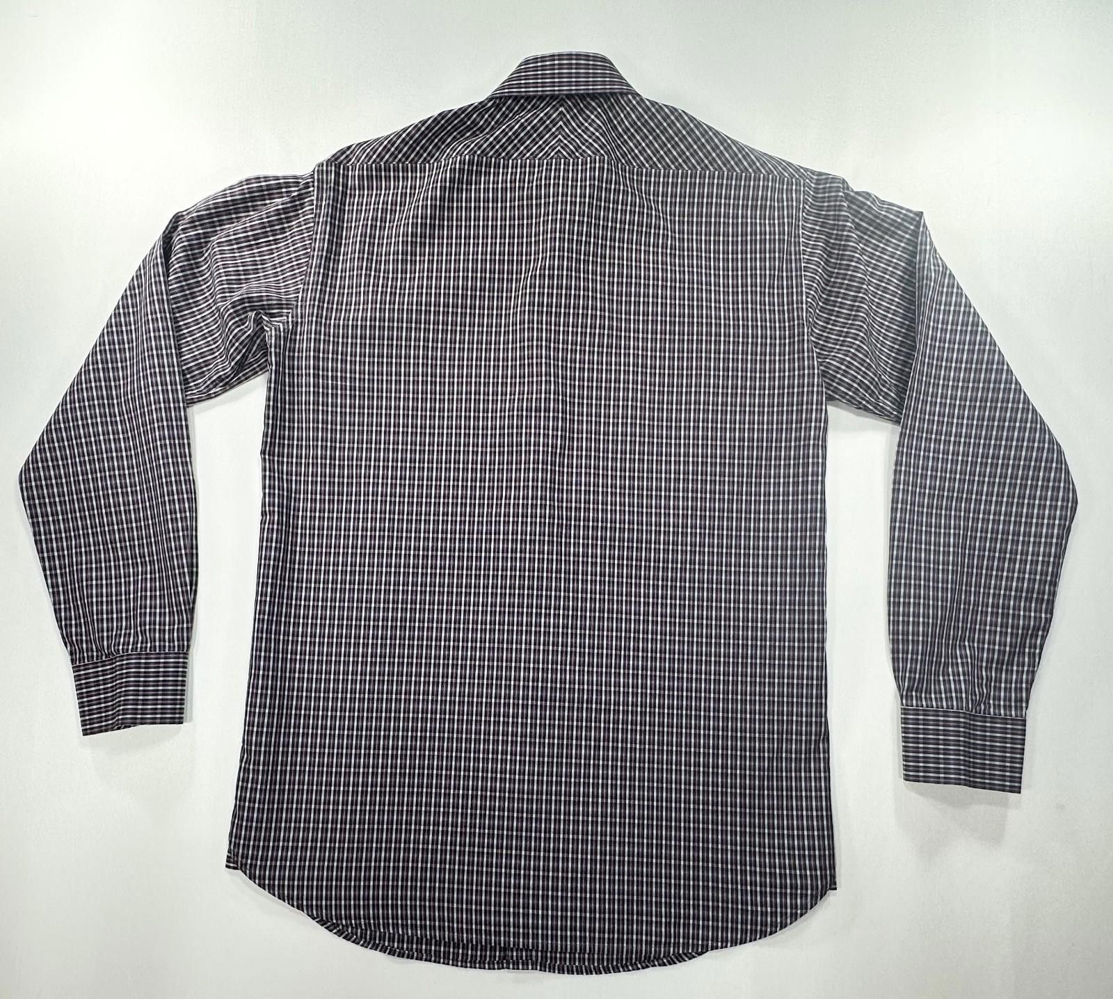 DKNY DKNY 100% Cotton Striped Multicolor Plaid Button-Up Men's M Size US M / EU 48-50 / 2 - 2 Thumbnail
