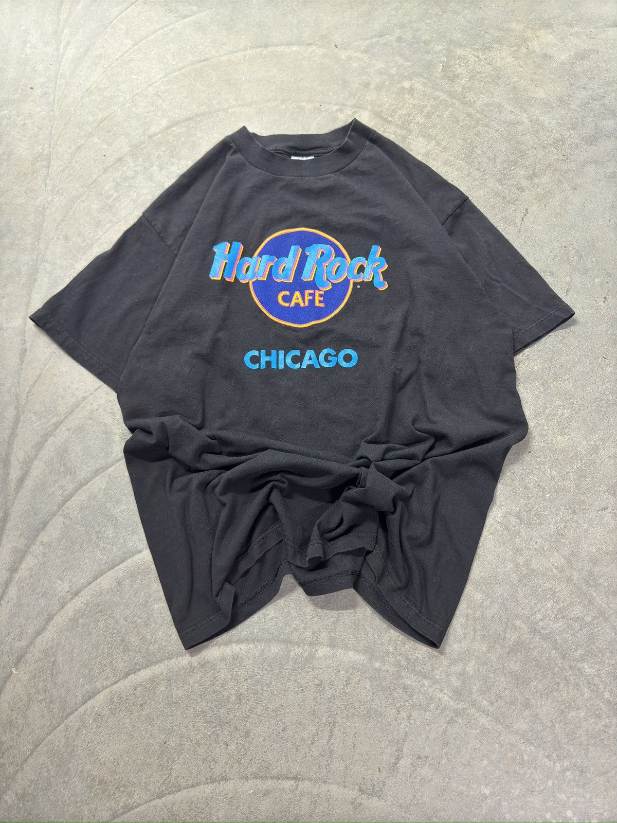 Japanese Brand × Vintage vintage 90s hard rock chicago fshirt Size US XL / EU 56 / 4 - 1 Thumbnail