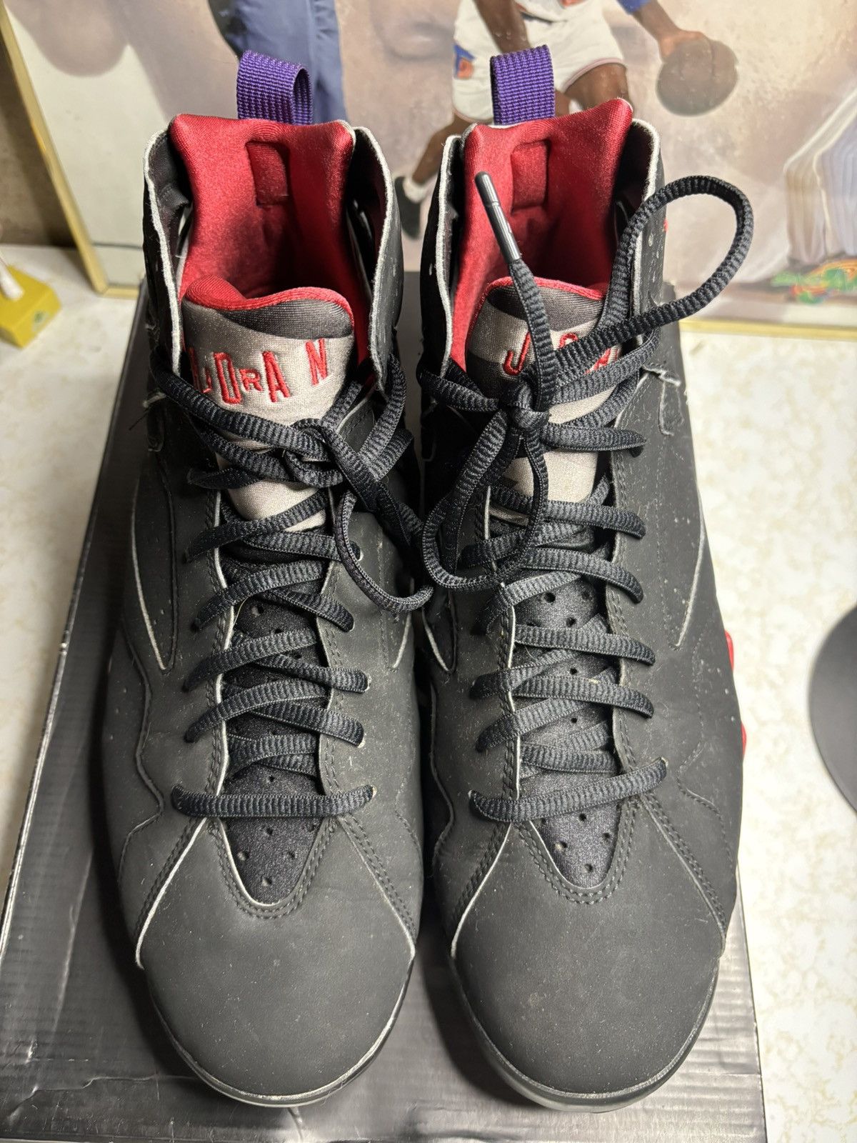 Jordan Brand Air Jordan 7 Retro 2012 raptor Size US 10.5 / EU 43-44 - 2 Thumbnail