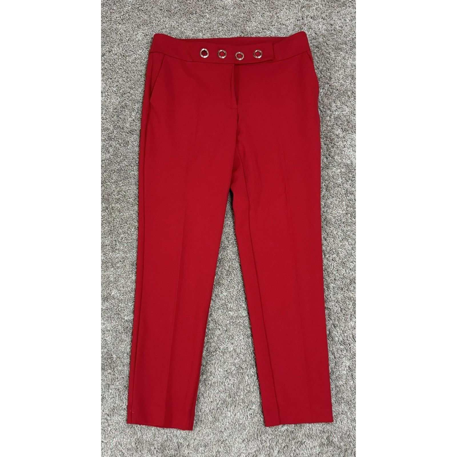 Anne Klein ANNE KLEIN Barbados Cherry Red Two Piece Business Suit XS/2 Size XS / US 0-2 / IT 36-38 - 5 Thumbnail