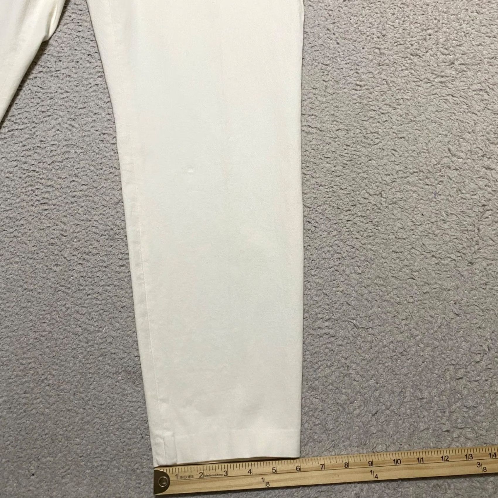 Talbots Talbots Womens 18 Tall Pants White Light Wash Skinny Ankle Pull On Chino Pants White Skinny 18 Tall Talbots Mens? Size 25" / US 0 / IT 36 - 5 Thumbnail