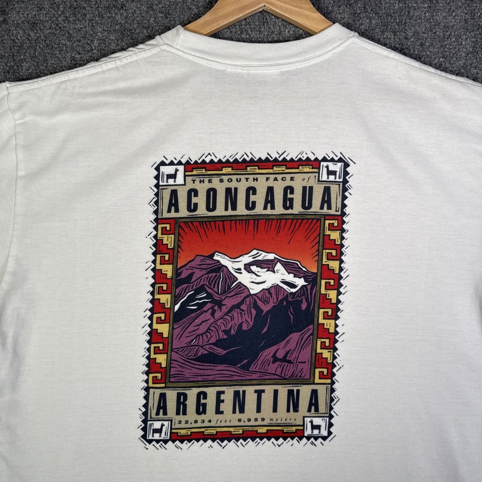 The North Face Vintage The North Face Shirt Mens XL White 90s Argentina Size US XL / EU 56 / 4 - 5 Thumbnail