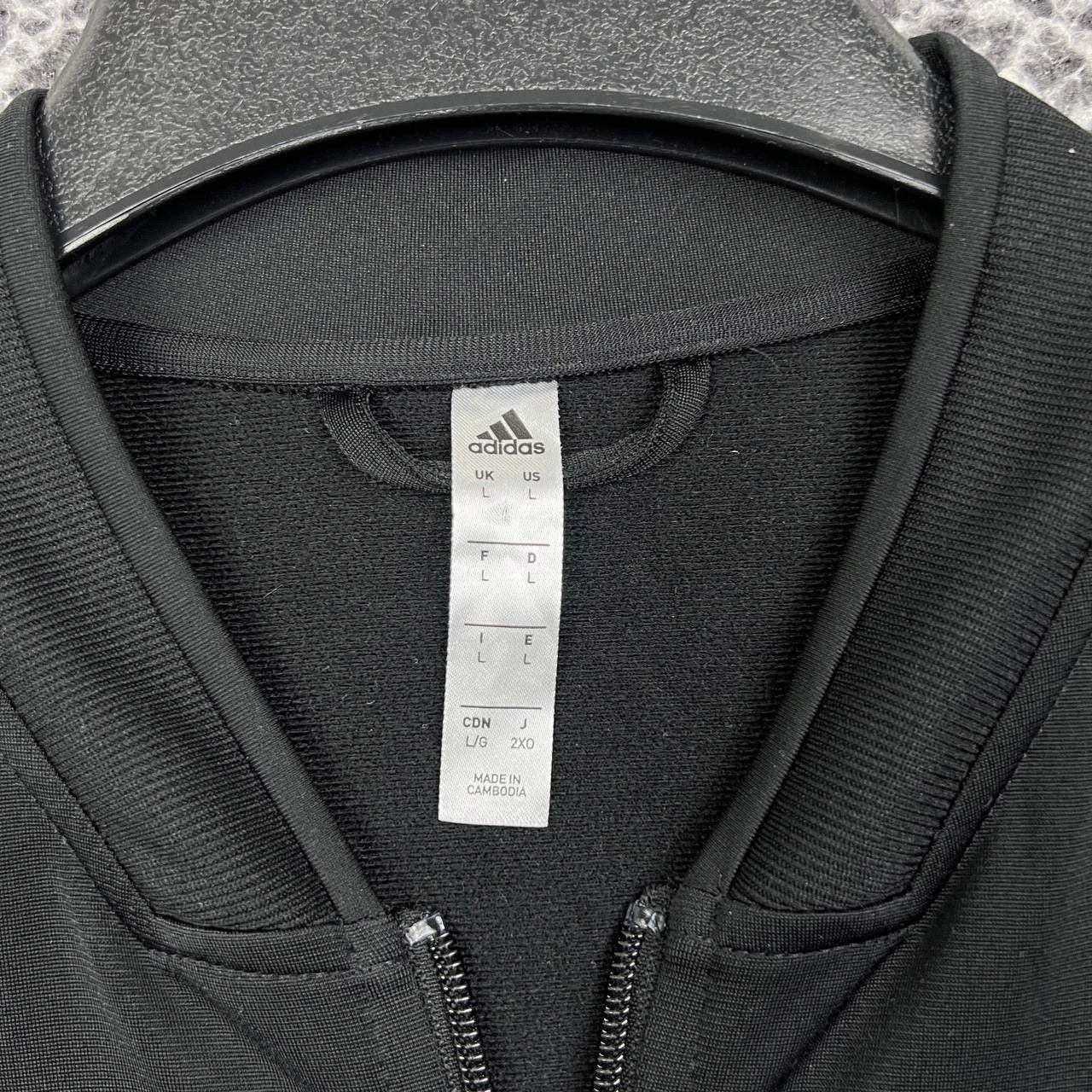 Adidas Adidas Track Jacket Men Full Zip Athletic Gym Workout L Size US L / EU 52-54 / 3 - 5 Thumbnail