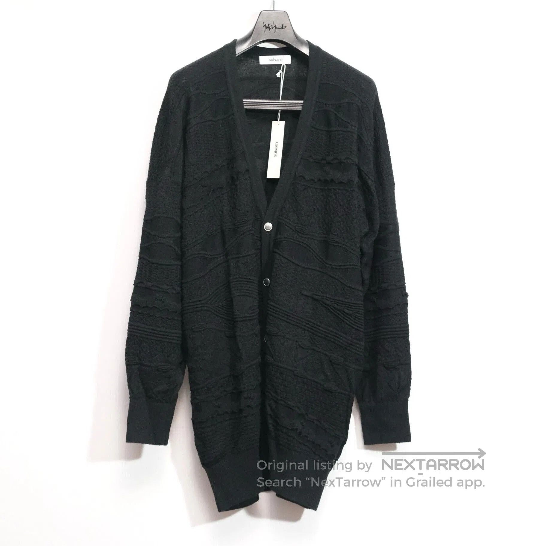 Sulvam Sulvam Silver Buckle Sweater for Men. Size US M / EU 48-50 / 2 - 1 Thumbnail