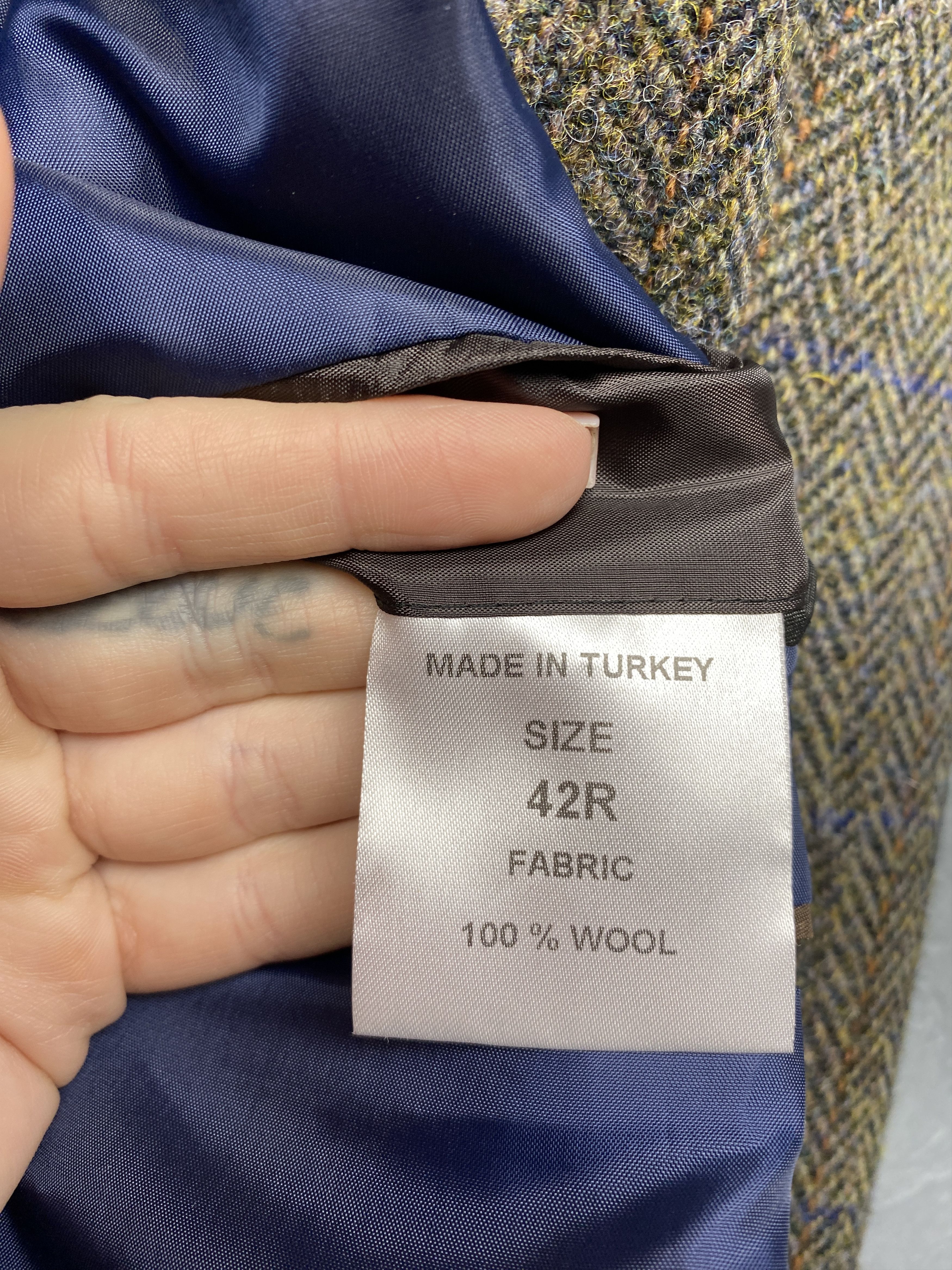 Harris Tweed Harris Tweed Wool Two Buttons Blazer Jacket Size US L / EU 52-54 / 3 - 4 Thumbnail