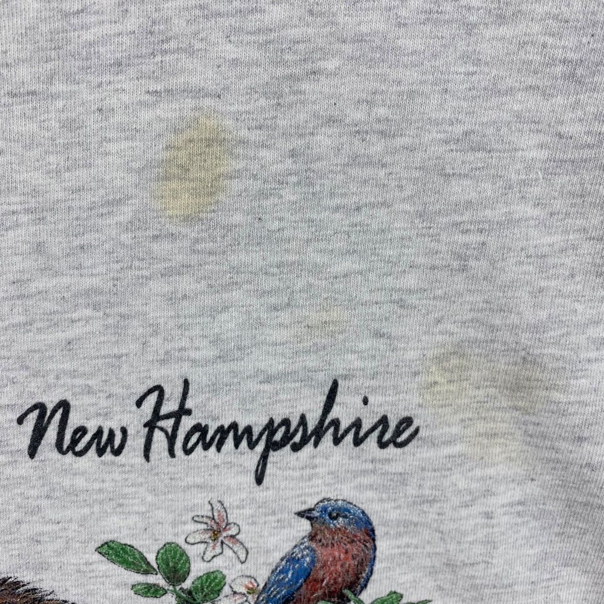 Vintage Vintage 90's NEW HAMPSHIRE Animals Habitat Graphic Tee Shirt Size US XL / EU 56 / 4 - 5 Thumbnail
