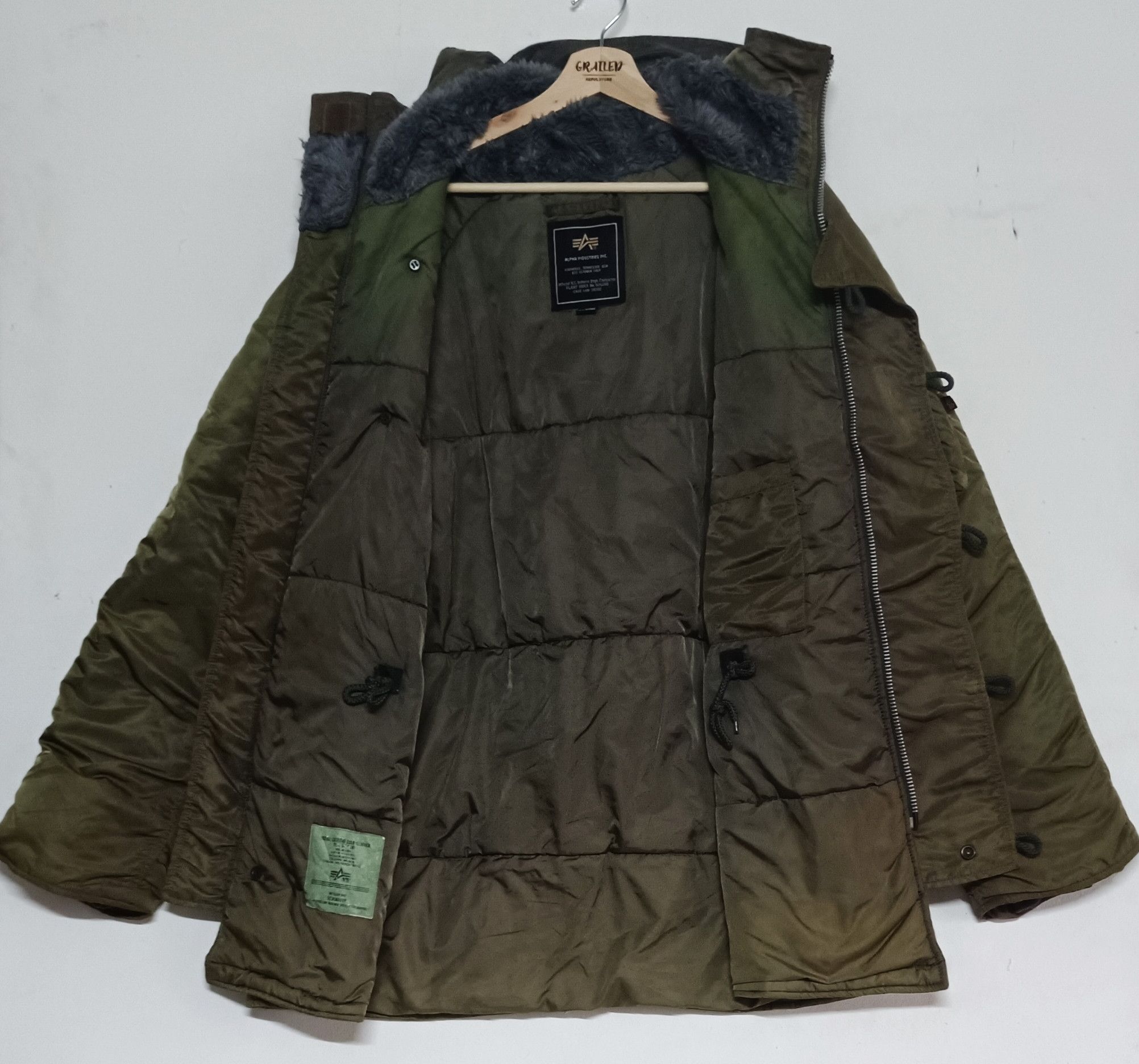 Alpha Industries Vtg Alpha Industries Parka Extreme Cold Weather Type N-3B(N) Size US XL / EU 56 / 4 - 2 Thumbnail
