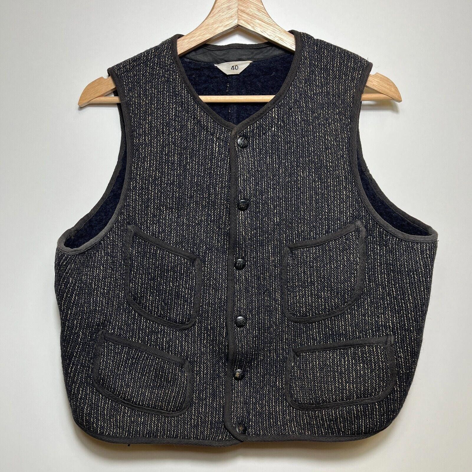 Brown's Beach Jacket × Vintage Vintage 40s Brown's Beach Jacket Wool Vest 40/M Original Size US M / EU 48-50 / 2 - 2 Thumbnail
