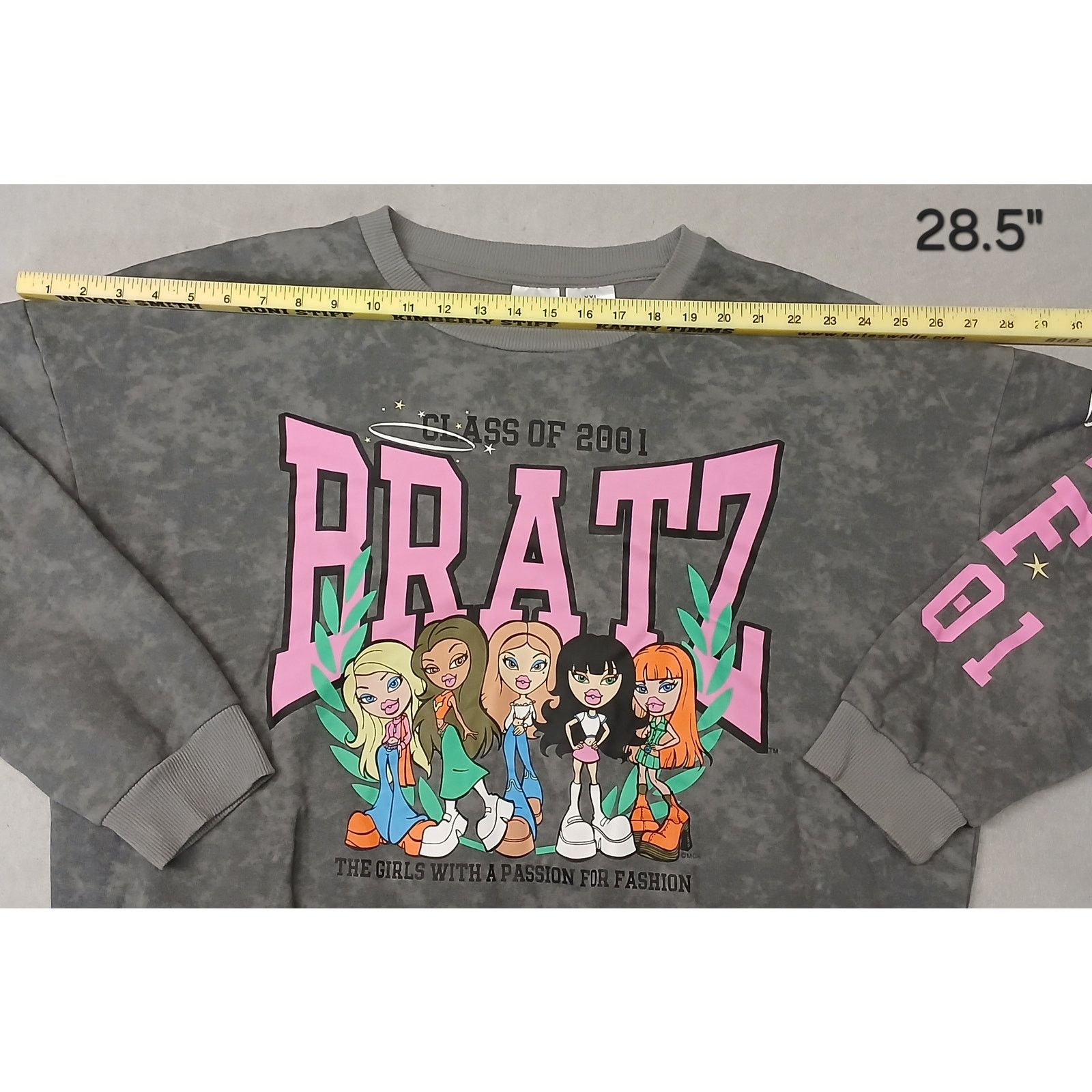Other BRATZ (2XL) Women's Gray Crew Neck Pullover Sweatshirt Size XXL / US 16-18 / IT 52-54 - 7 Thumbnail