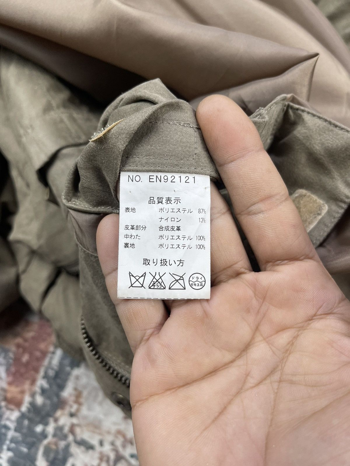 Kansai Yamamoto Kansai Yamamoto Moleskin Like 2 Collar Quilt Padded Jackets Size US M / EU 48-50 / 2 - 14 Thumbnail