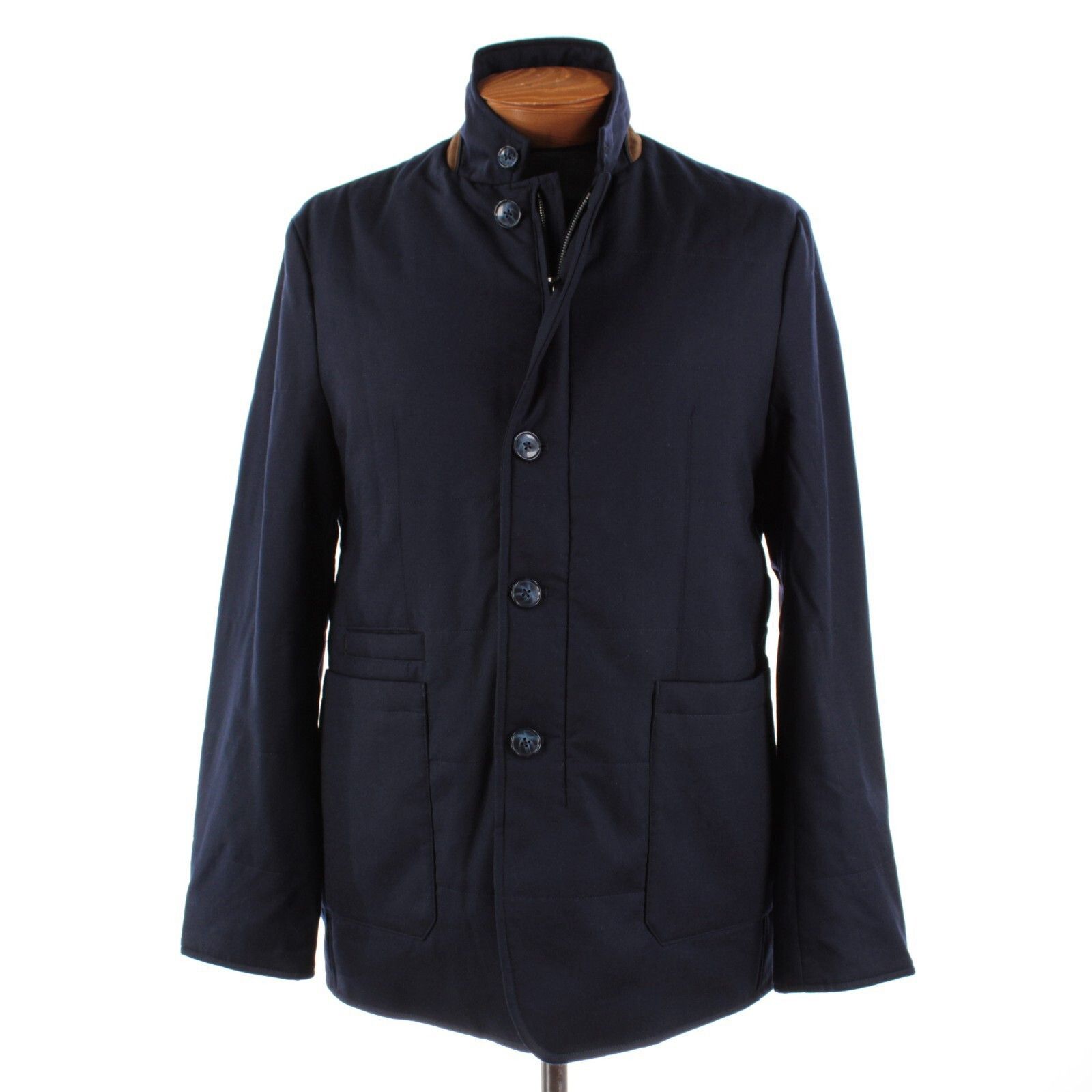 Zanella Zanella Coat Size XL US In Blue Wool Size US XL / EU 56 / 4 - 1 Thumbnail