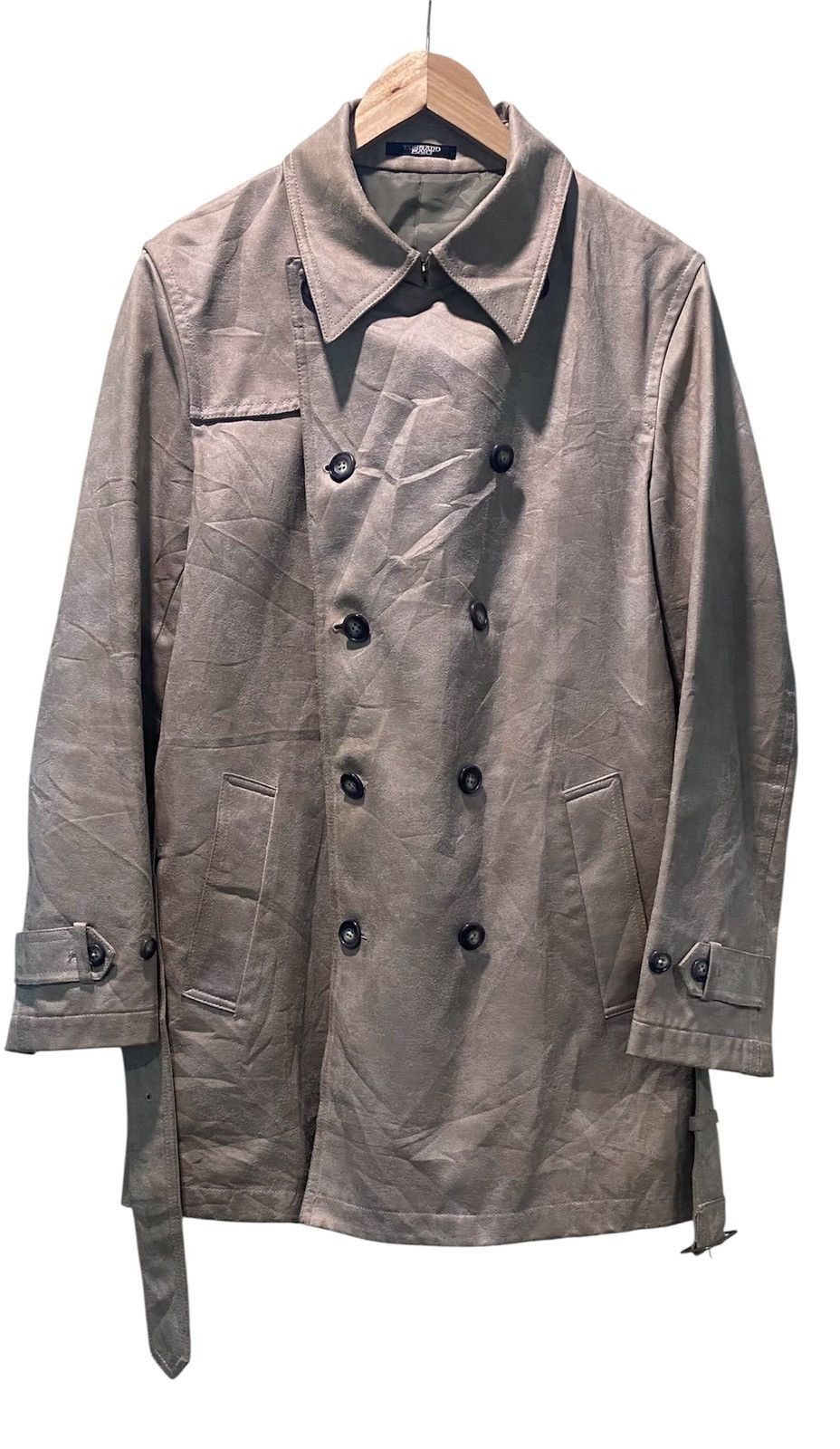 Tornado Mart Tornado Mart Suede Double Breasted Jacket Size US L / EU 52-54 / 3 - 1 Thumbnail