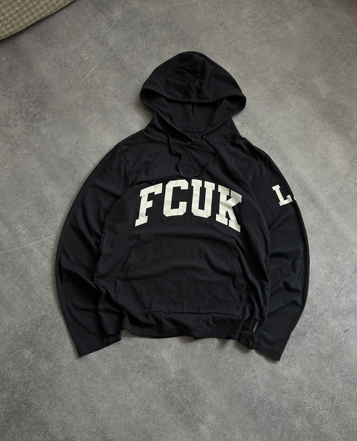 FCUK Vintage Fcuk big logo light hoodies y2k mens size M Size US M / EU 48-50 / 2 - 1 Thumbnail