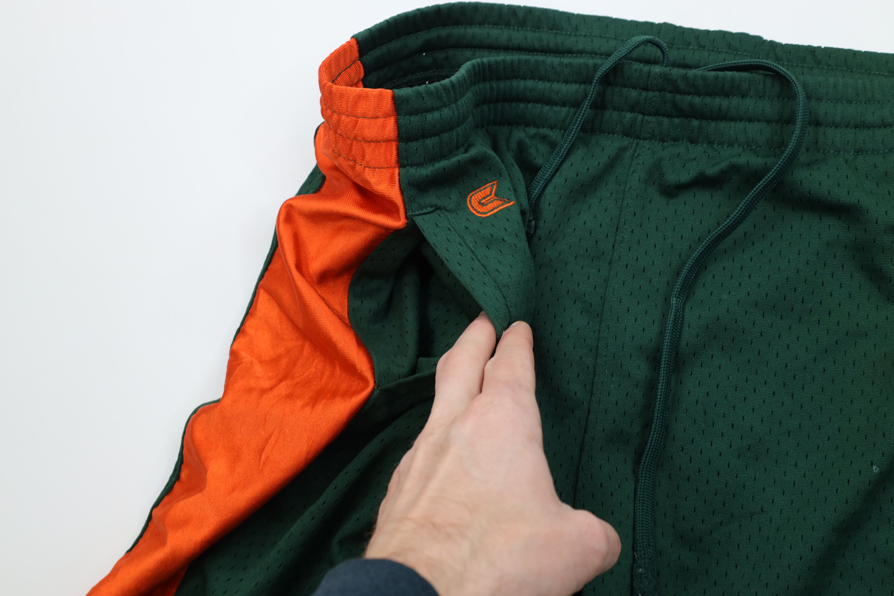 Vintage Vintage University of Miami Hurricanes Mesh Gym Shorts Size US 34 / EU 50 - 9 Thumbnail