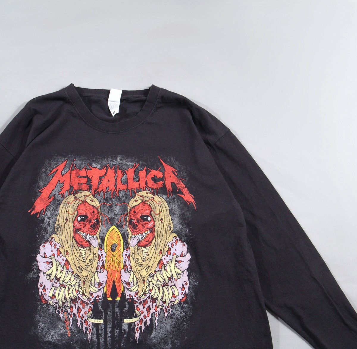 Metallica Metallica Vintage Black Shirt Tee Longsleeve USA Rock Tou XL Size US XL / EU 56 / 4 - 2 Thumbnail