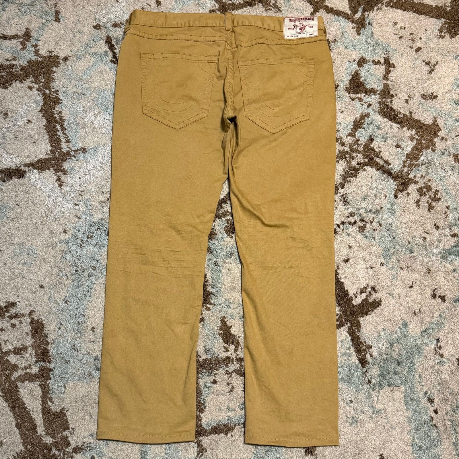 True Religion True Religion Mens Slim Khaki Pants Size 40x32 Streetwear Size US 40 / EU 56 - 1 Thumbnail