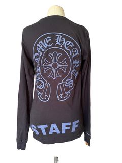 Chrome Hearts Long Sleeve STAFF Edition T Shirt SIZE LARGE