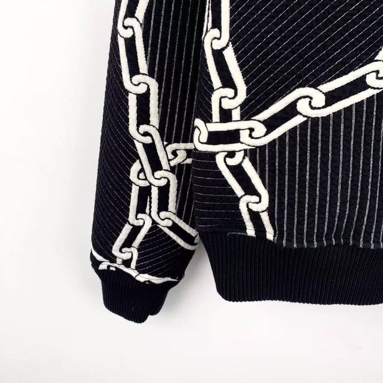 Louis Vuitton Louis Vuitton Black Chain Knit Sweater -2505 Size S / US 4 / IT 40 - 4 Thumbnail