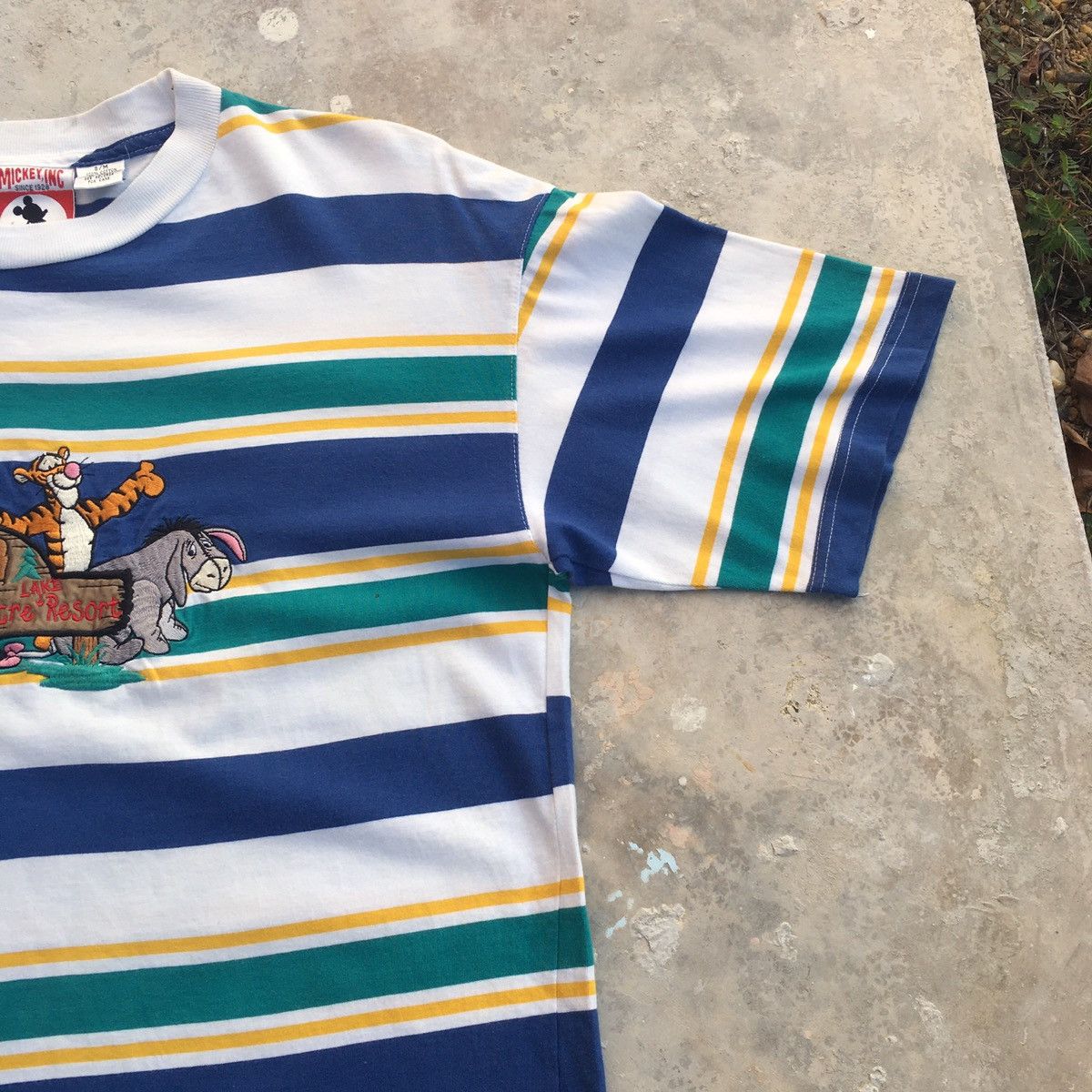 Disney × Mickey Mouse × Vintage Vintage Pooh Stripes Tee Size US M / EU 48-50 / 2 - 5 Thumbnail