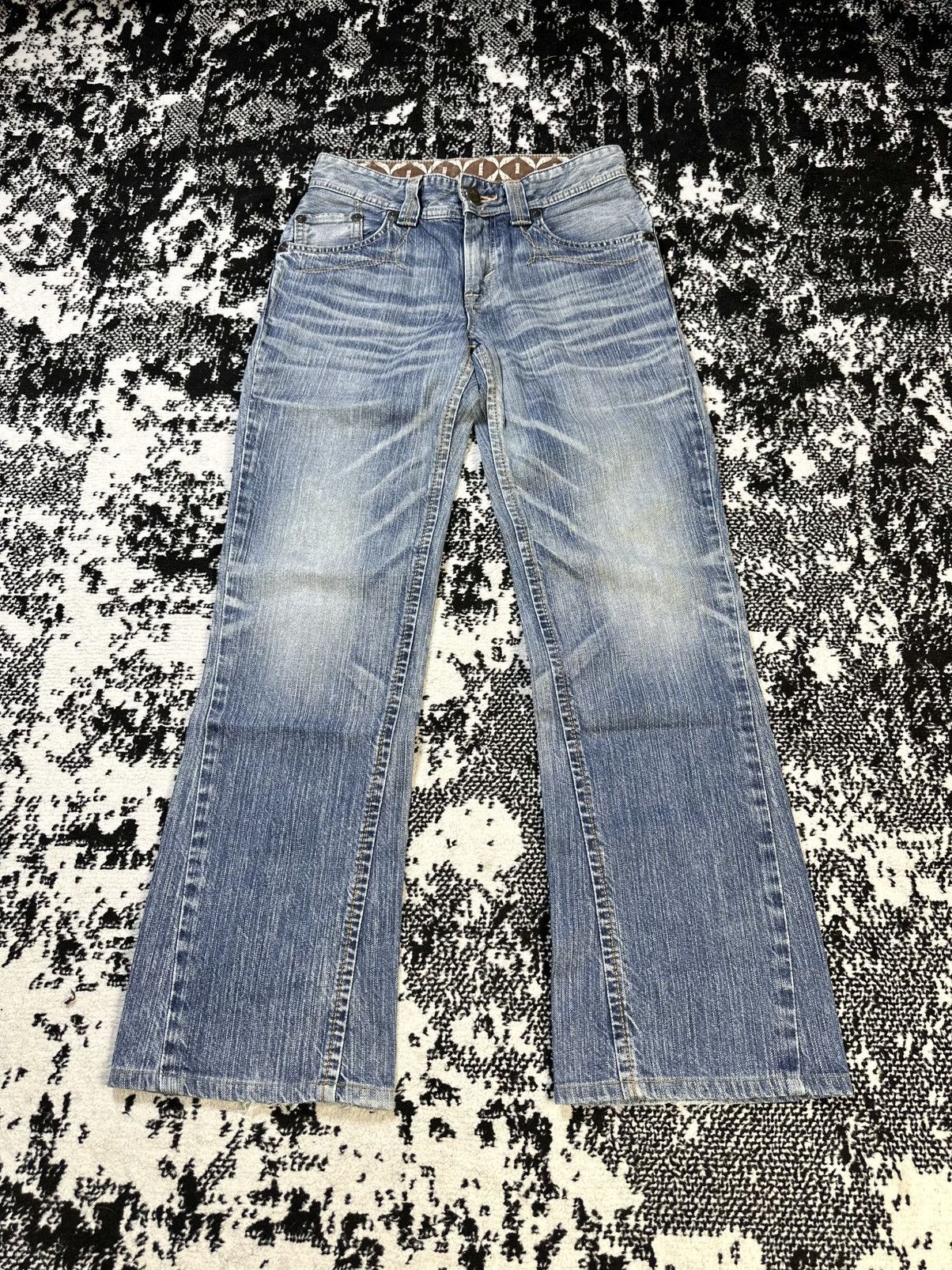 2000s Edwin Exclusive Vintage Navajo Flare Mud Wash Denim