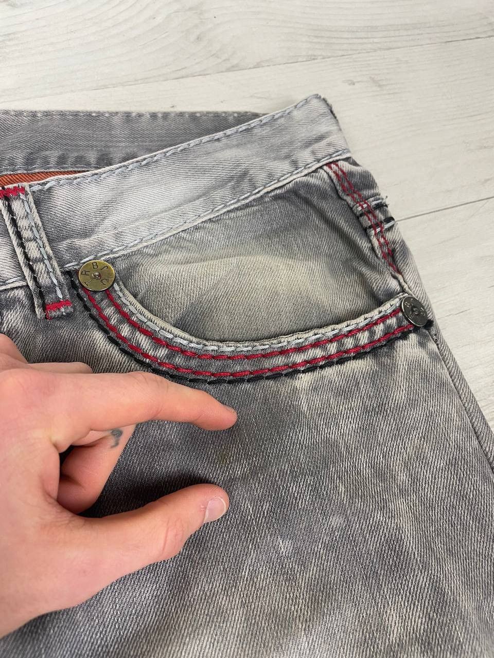 Japanese Brand Vintage True Religion Jackson Denim Jeans Y2K 90s Baggy Size US 34 / EU 50 - 8 Thumbnail