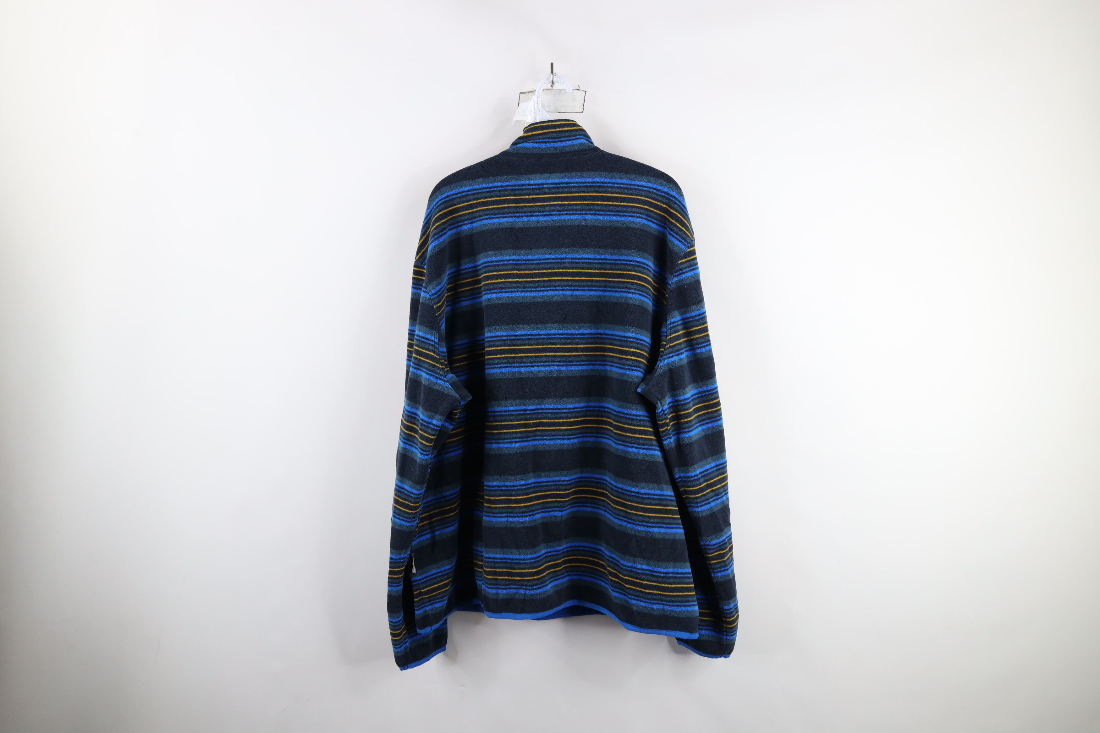 Duluth Trading Company × Vintage Duluth Trading Co Striped Fleece Half Zip Pullover Sweater Size US XL / EU 56 / 4 - 10 Thumbnail
