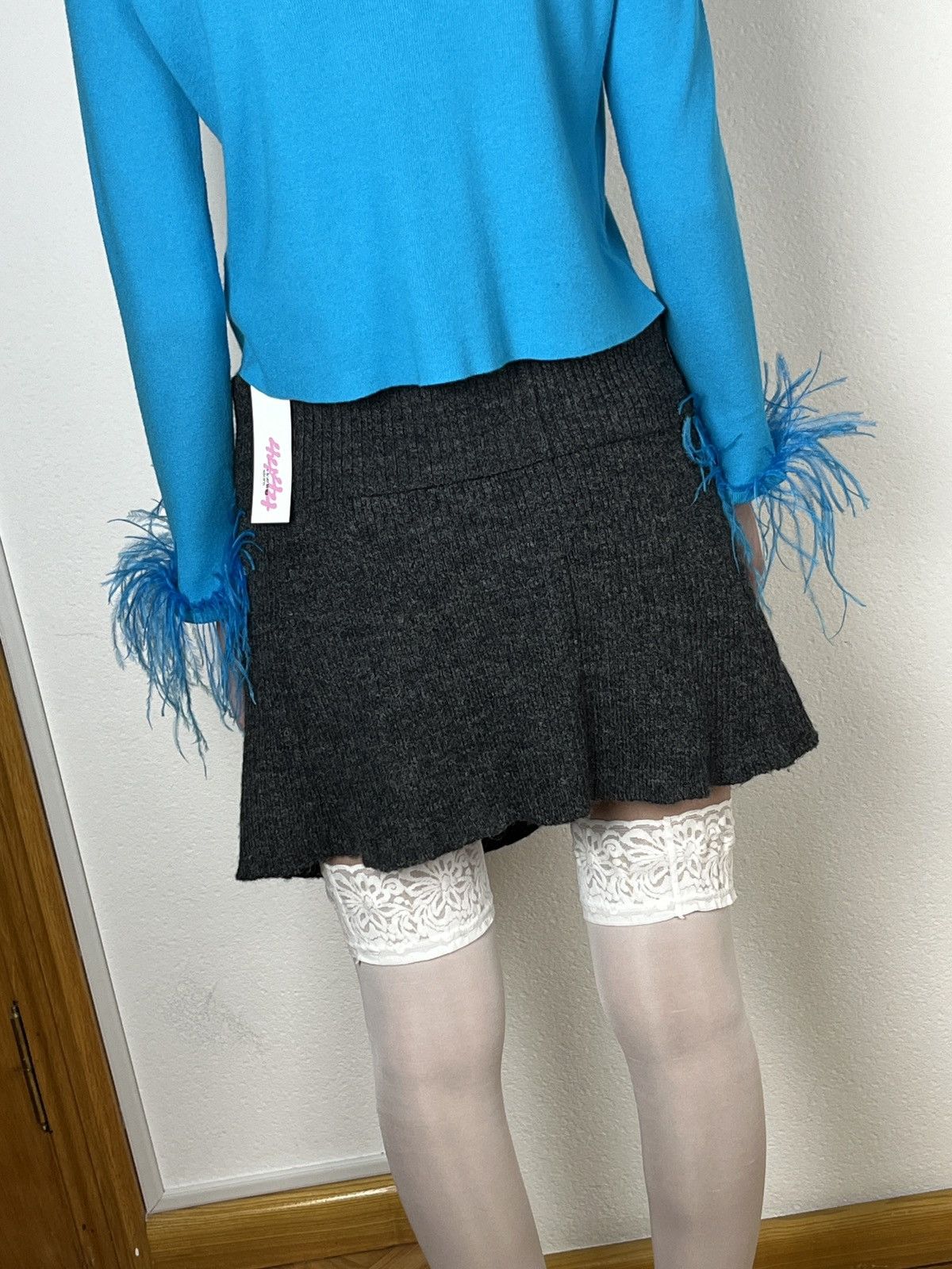 Isabel Marant × Isabel Marant Etoile Isabel marant etoile knitted wool mini skirt asymmetrical Size 30" / US 8 / IT 44 - 10 Thumbnail