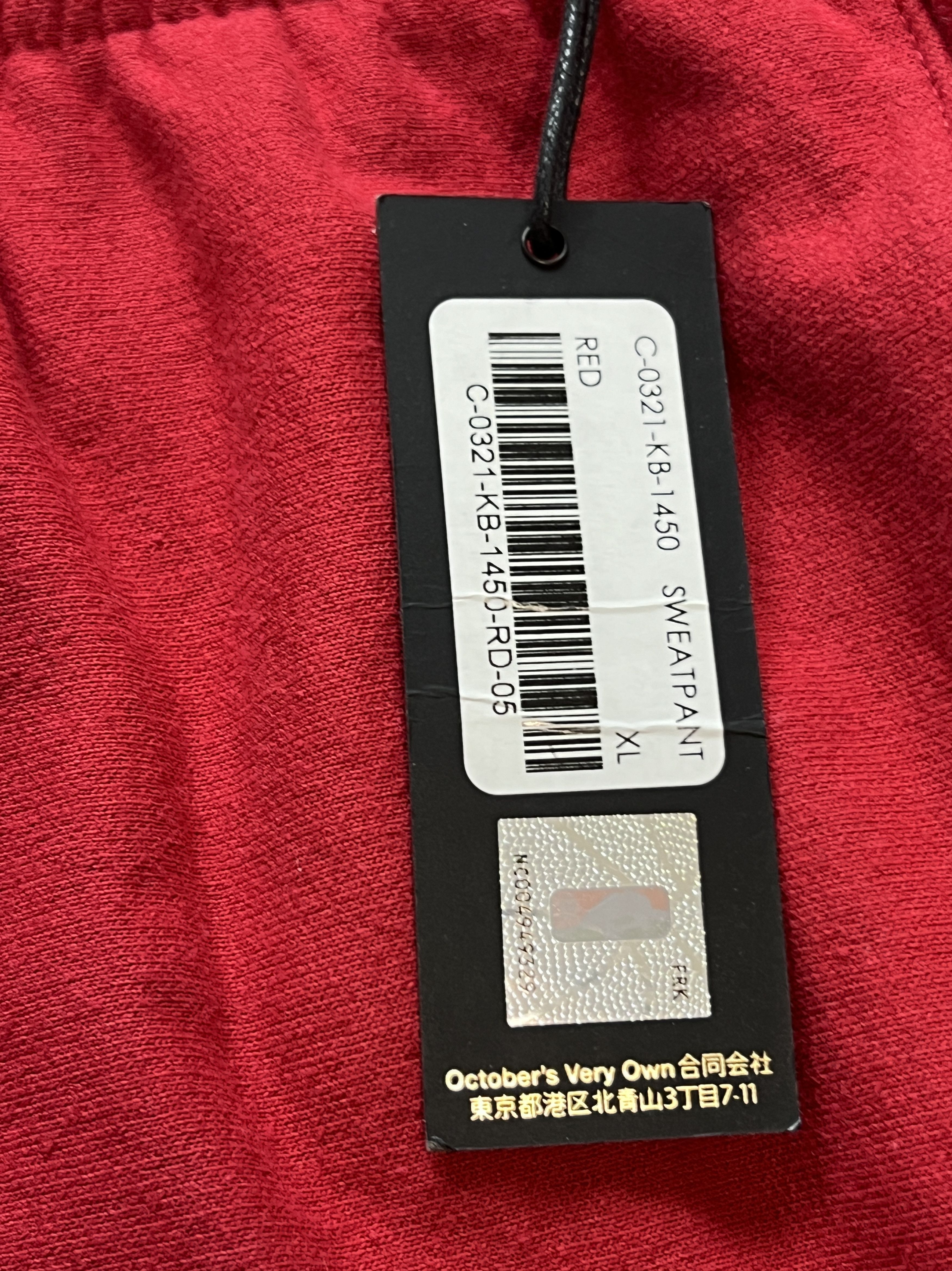 Drake OVO X NBA MIAMI HEAT SWEAT PANTS - XL Size US 36 / EU 52 - 4 Thumbnail