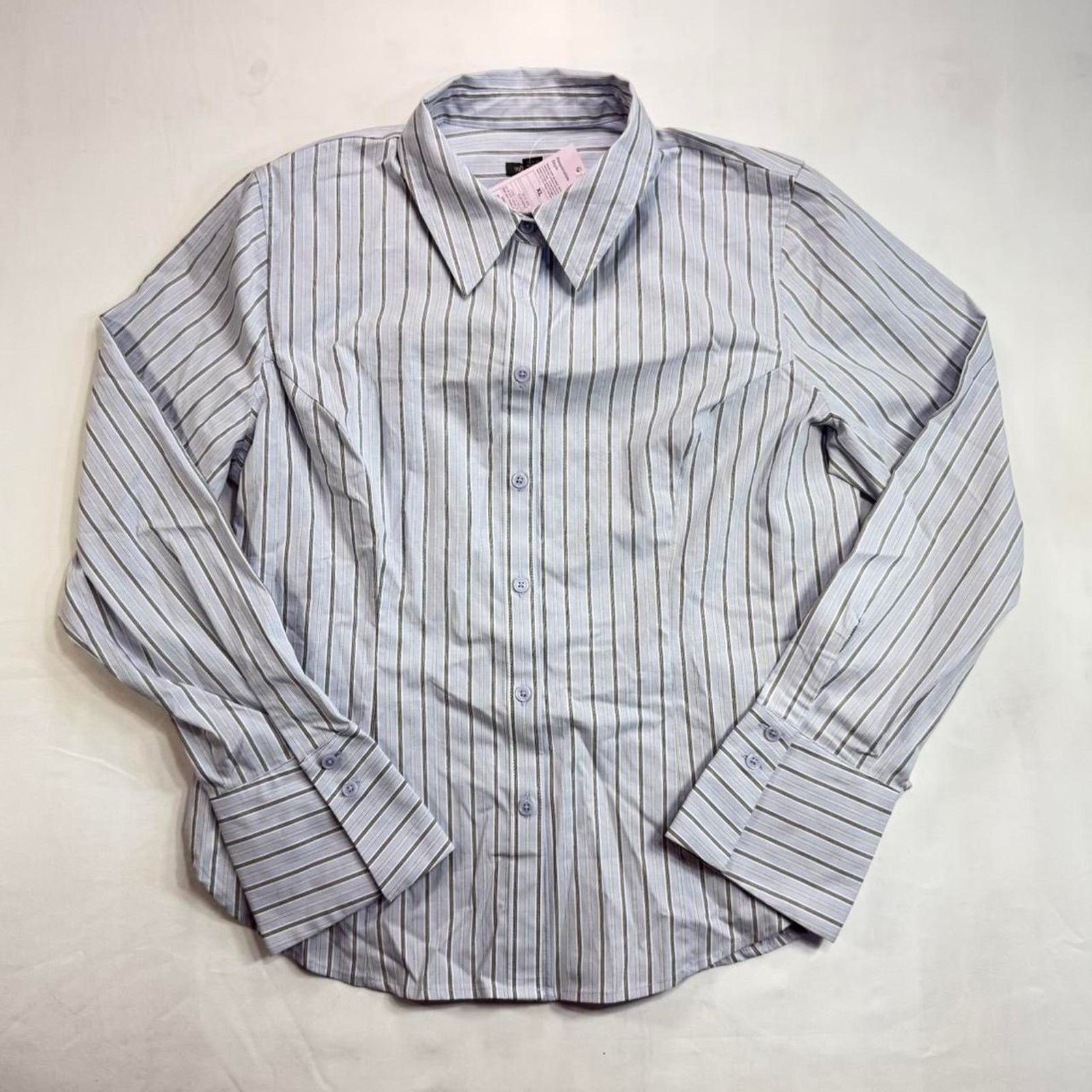& Other Stories NWT Target Blue striped long sleeve shirt Size XL / US 12-14 / IT 48-50 - 1 Thumbnail