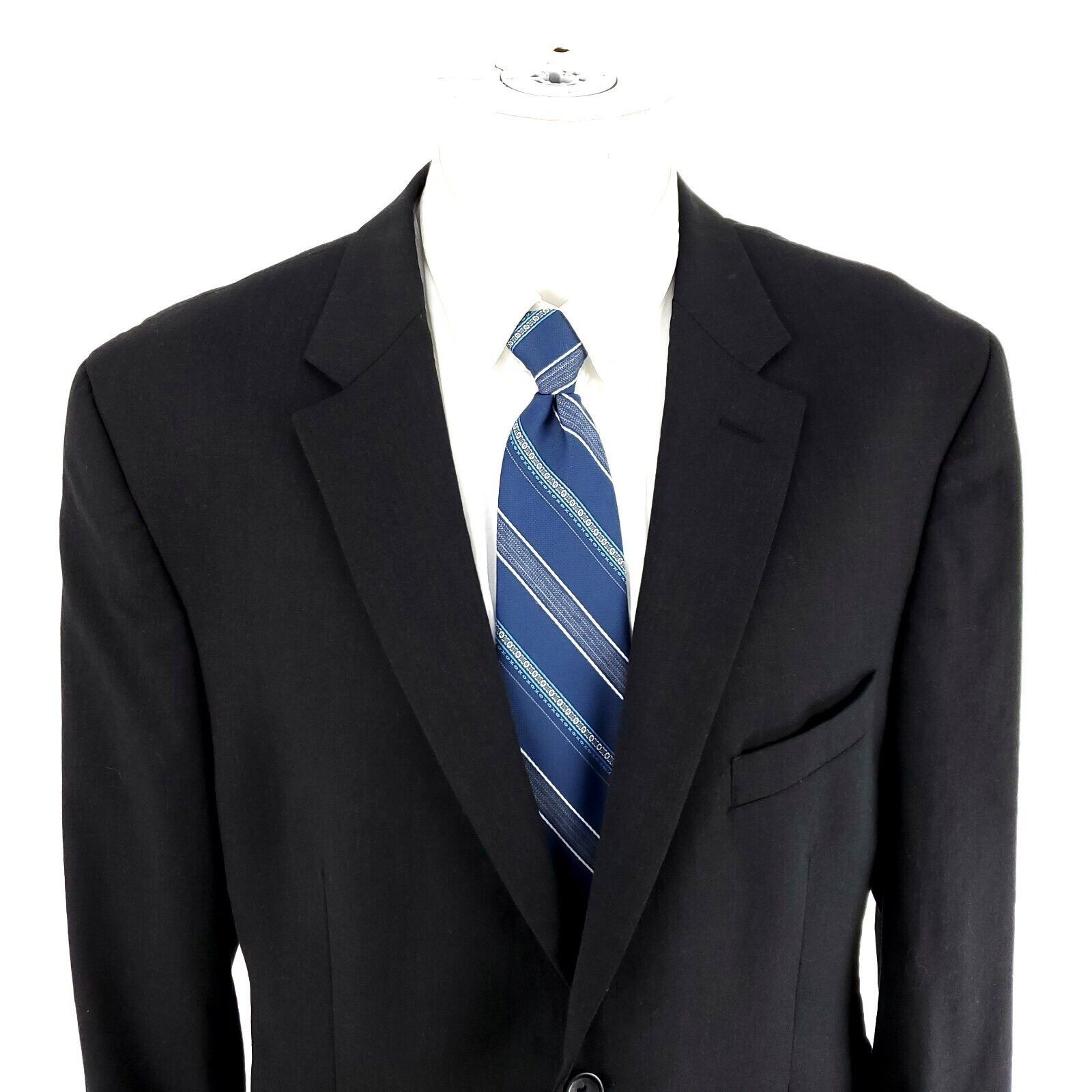 Pronto Uomo Pronto Uomo Wool 2 Button Blazer 44R Charcoal Gray Size 44R - 1 Thumbnail