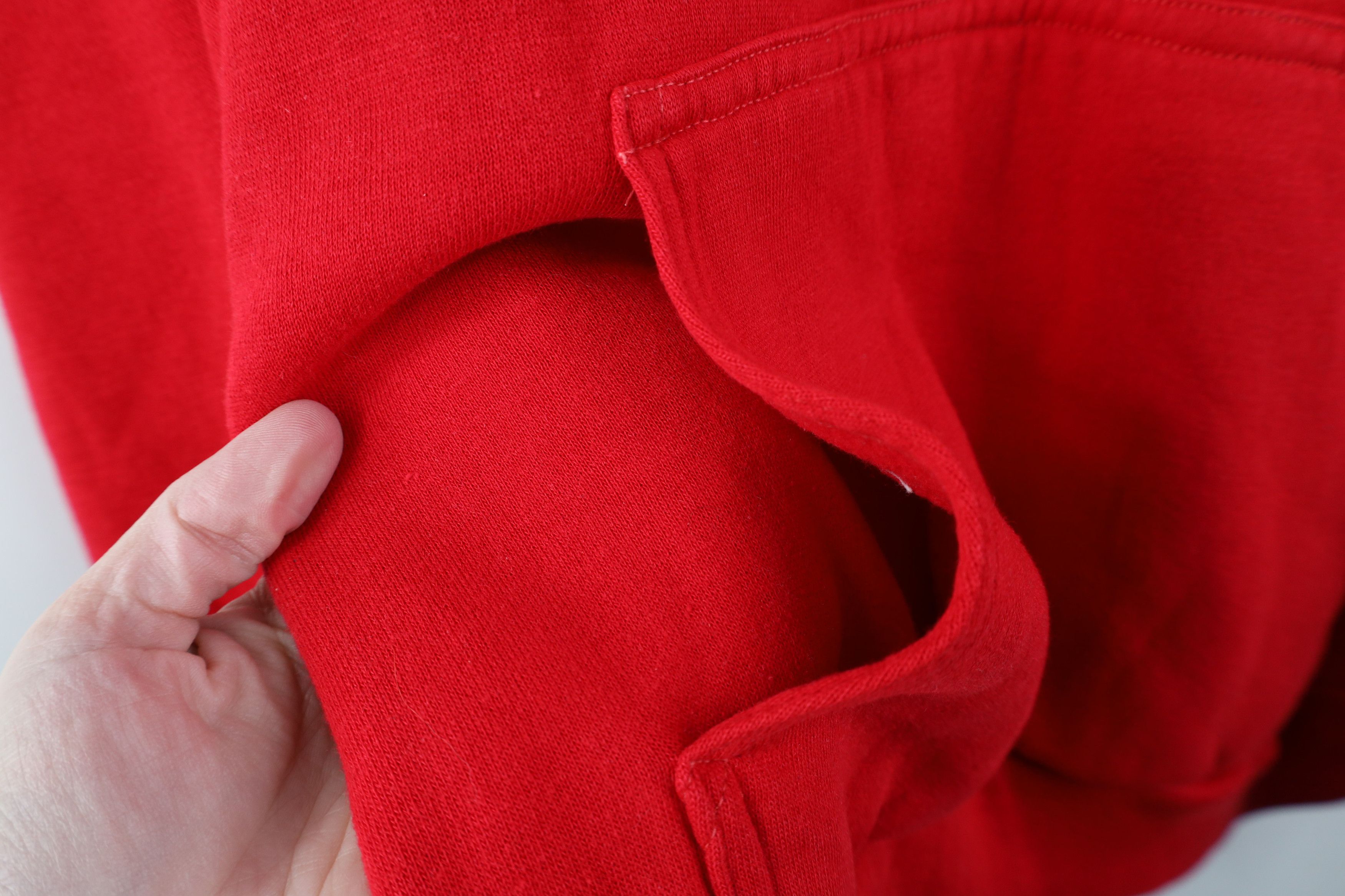 Vintage Vintage 70s Streetwear Boxy Fit Hoodie Sweatshirt Red USA Size US S / EU 44-46 / 1 - 6 Thumbnail